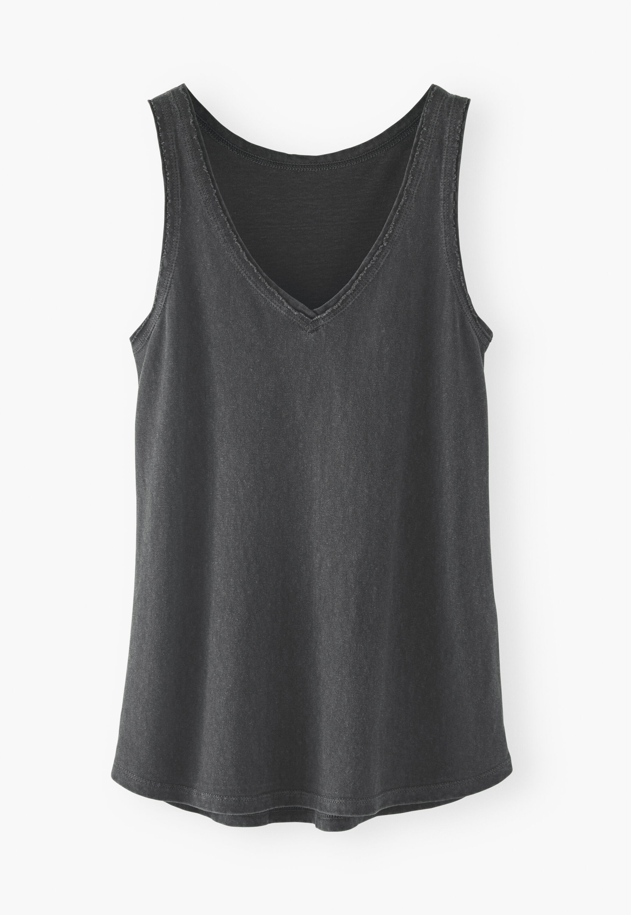 V-neck jersey vest