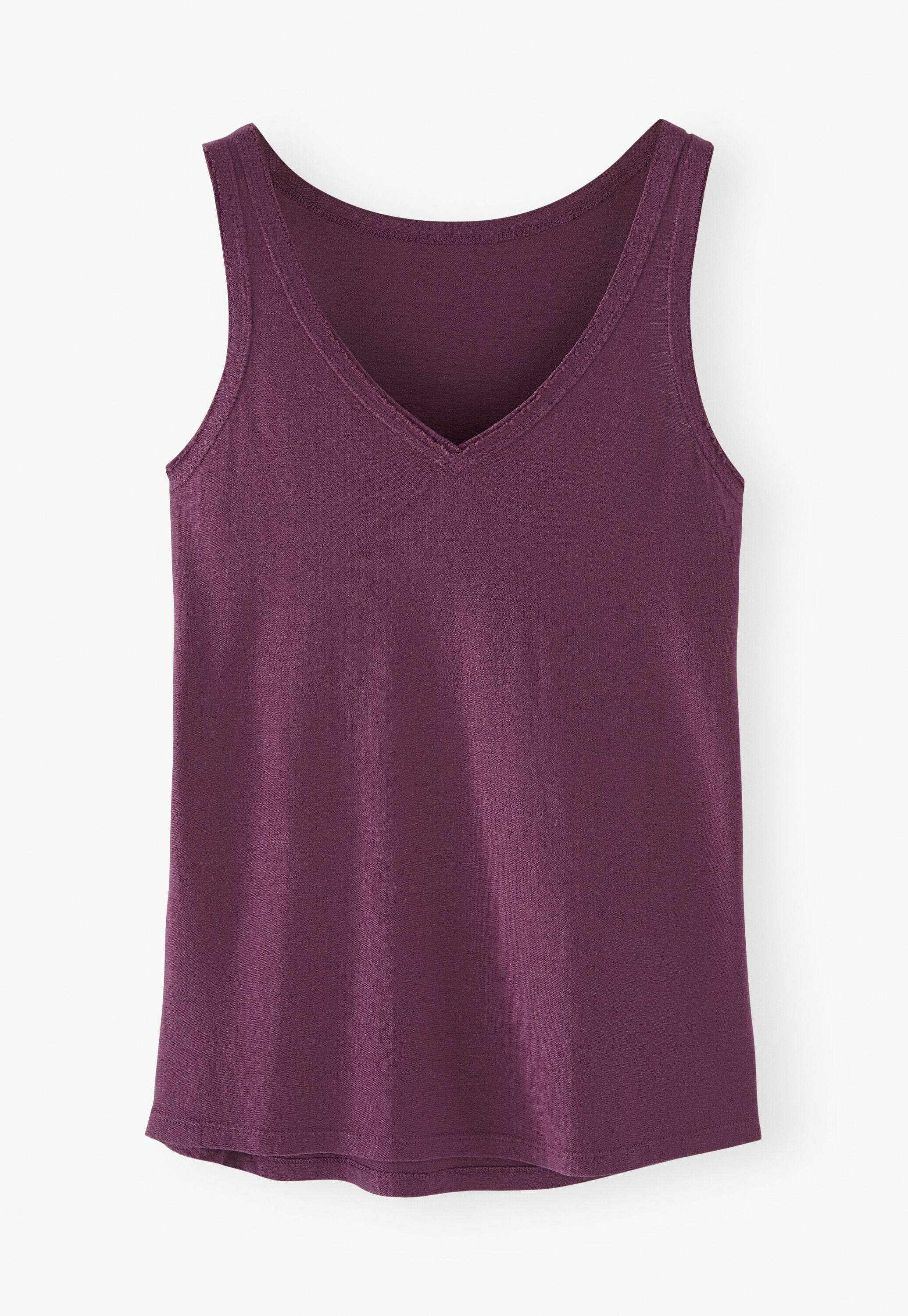 V-neck jersey vest