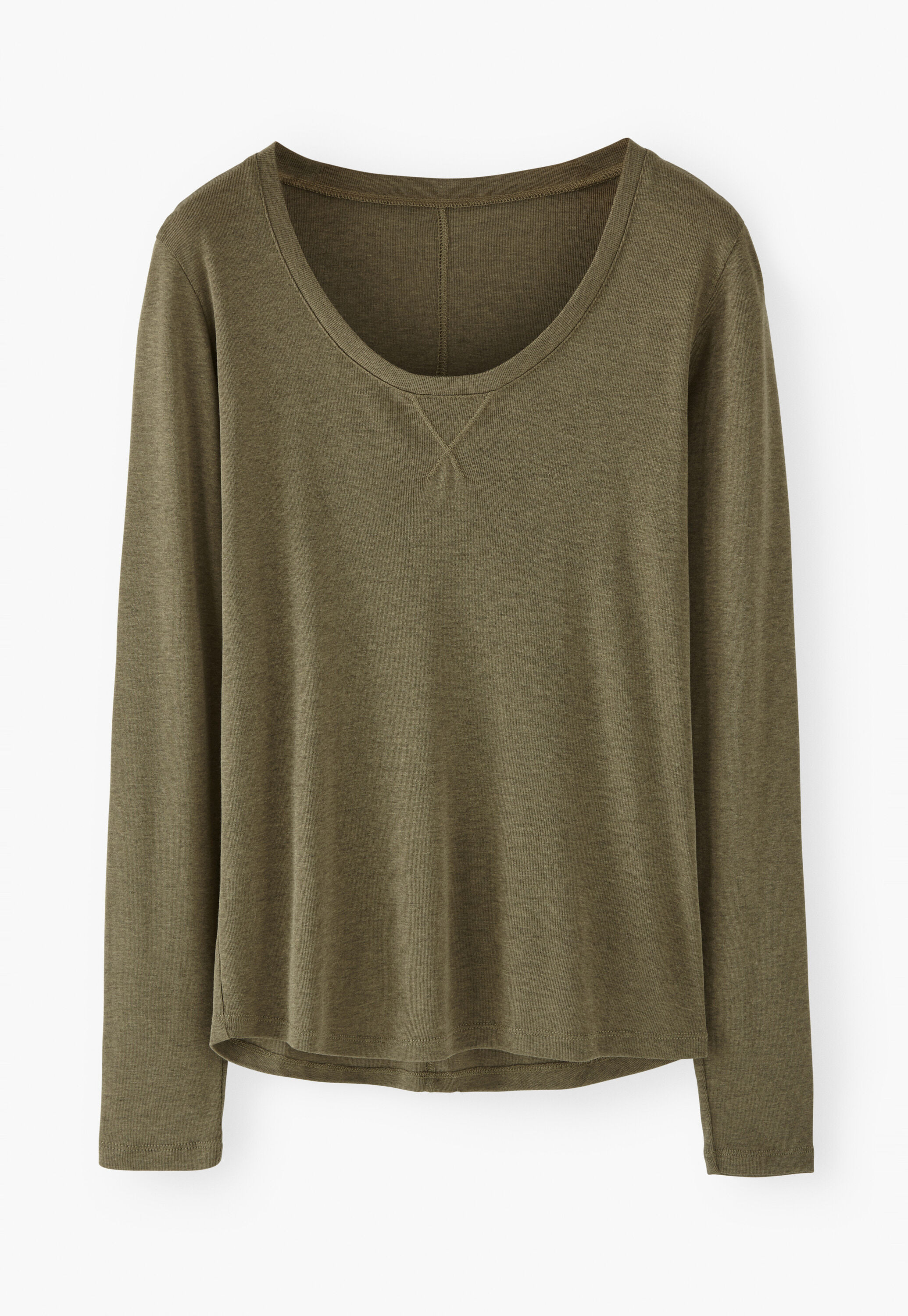 Scoop-neck top