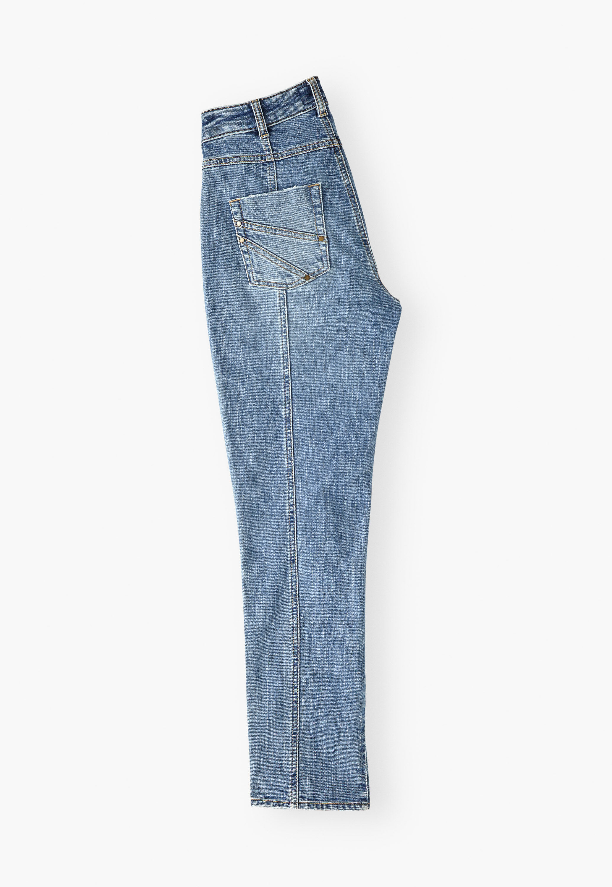 Straight cropped jeans