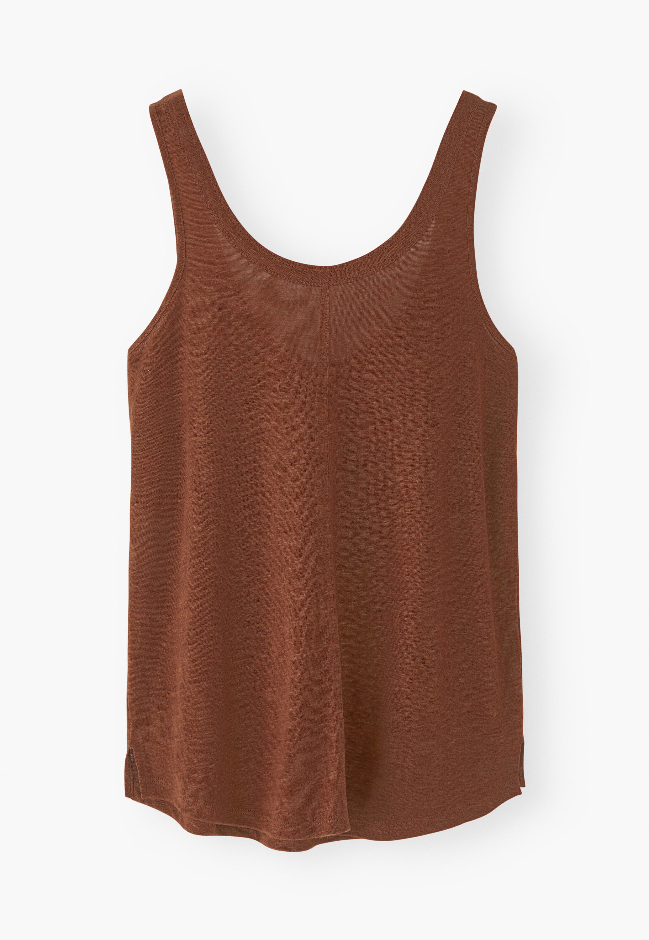 Scoop-neck vest
