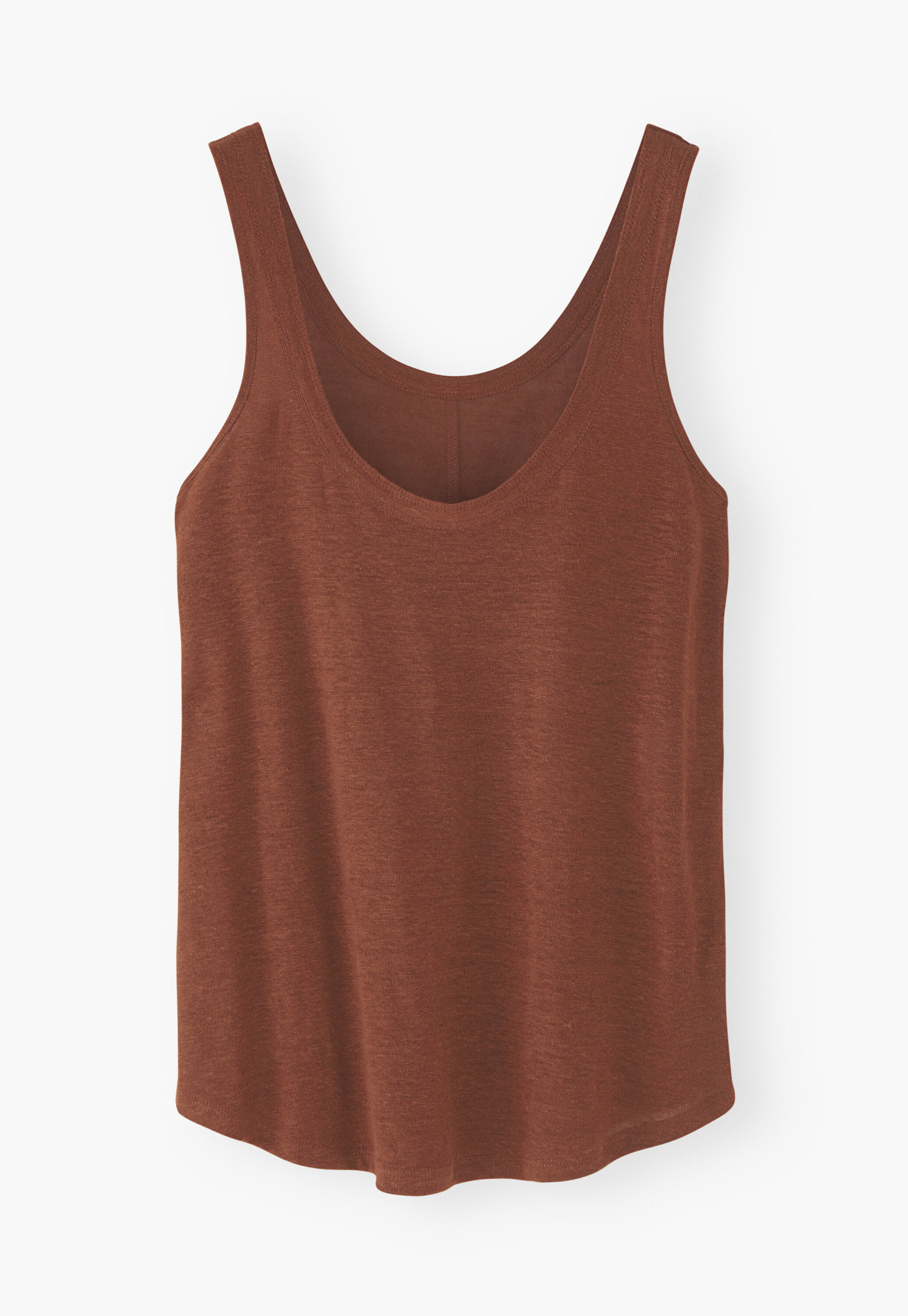 Scoop-neck vest