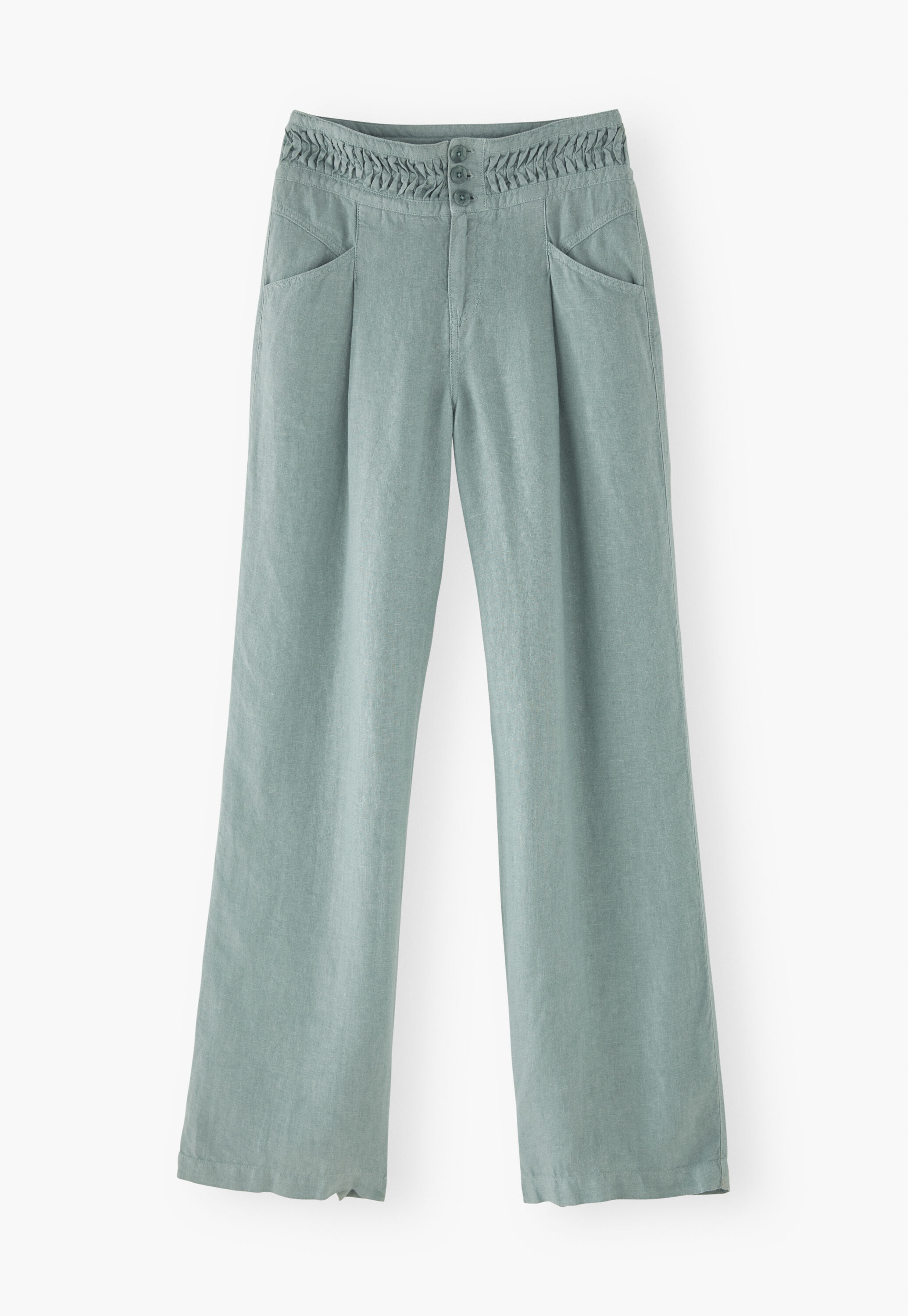 Wide-leg trousers