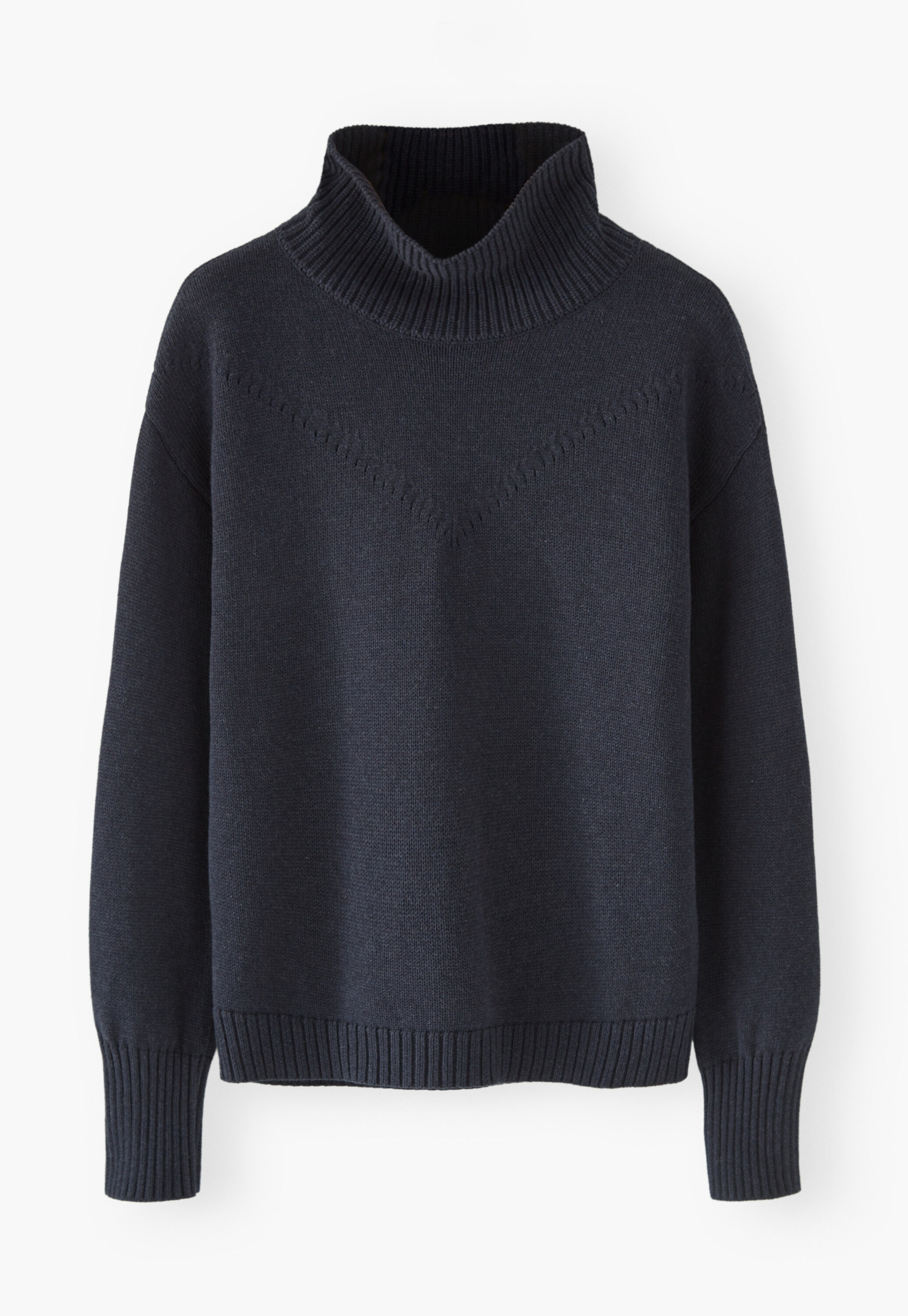 High-neck sweater