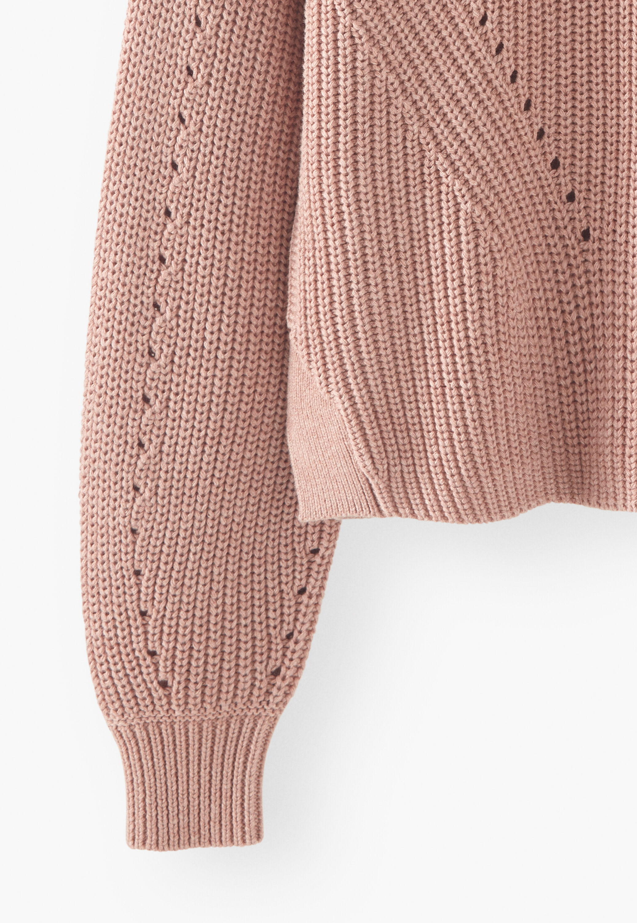 Rib-stitch sweater
