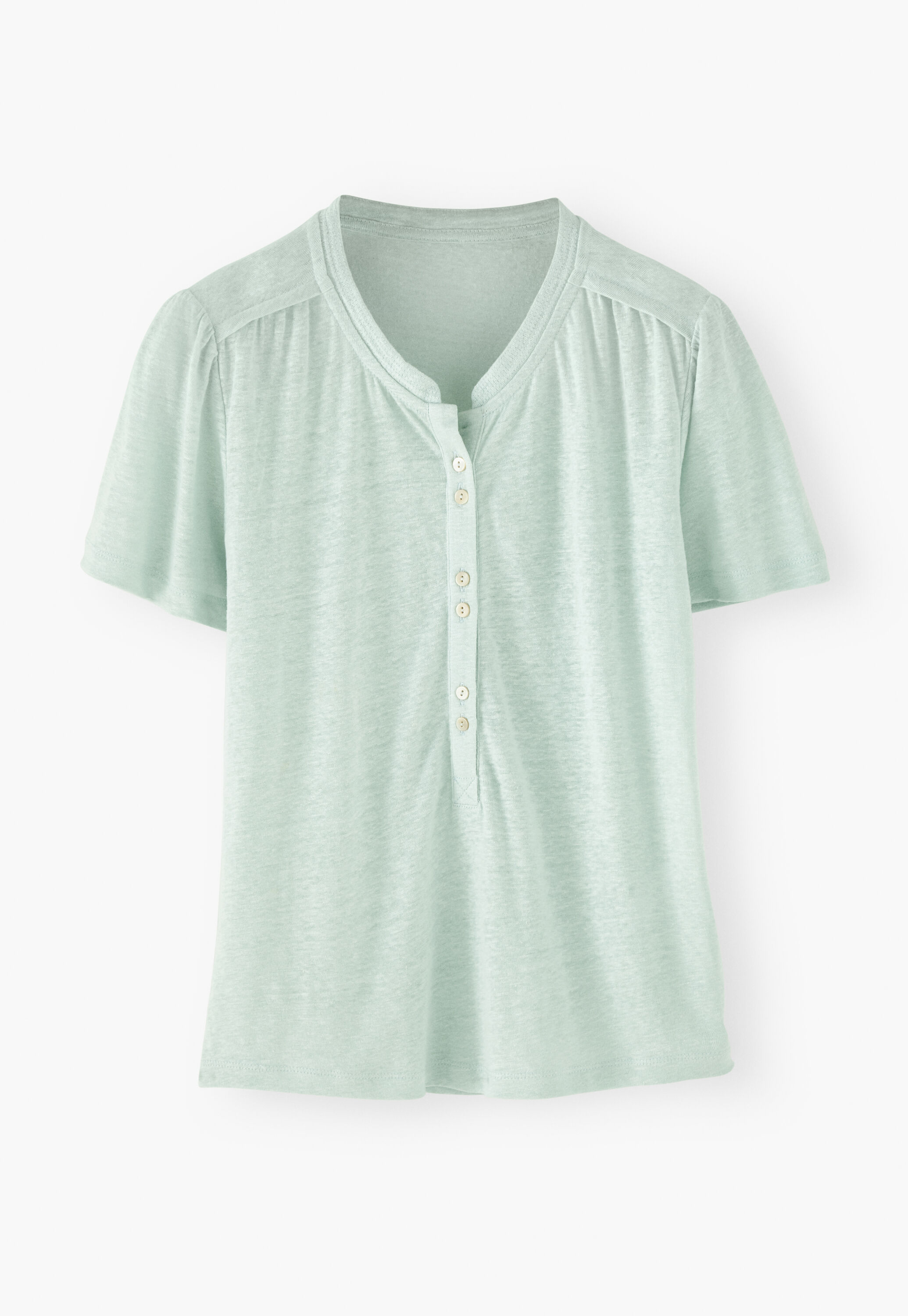 Collared jersey top