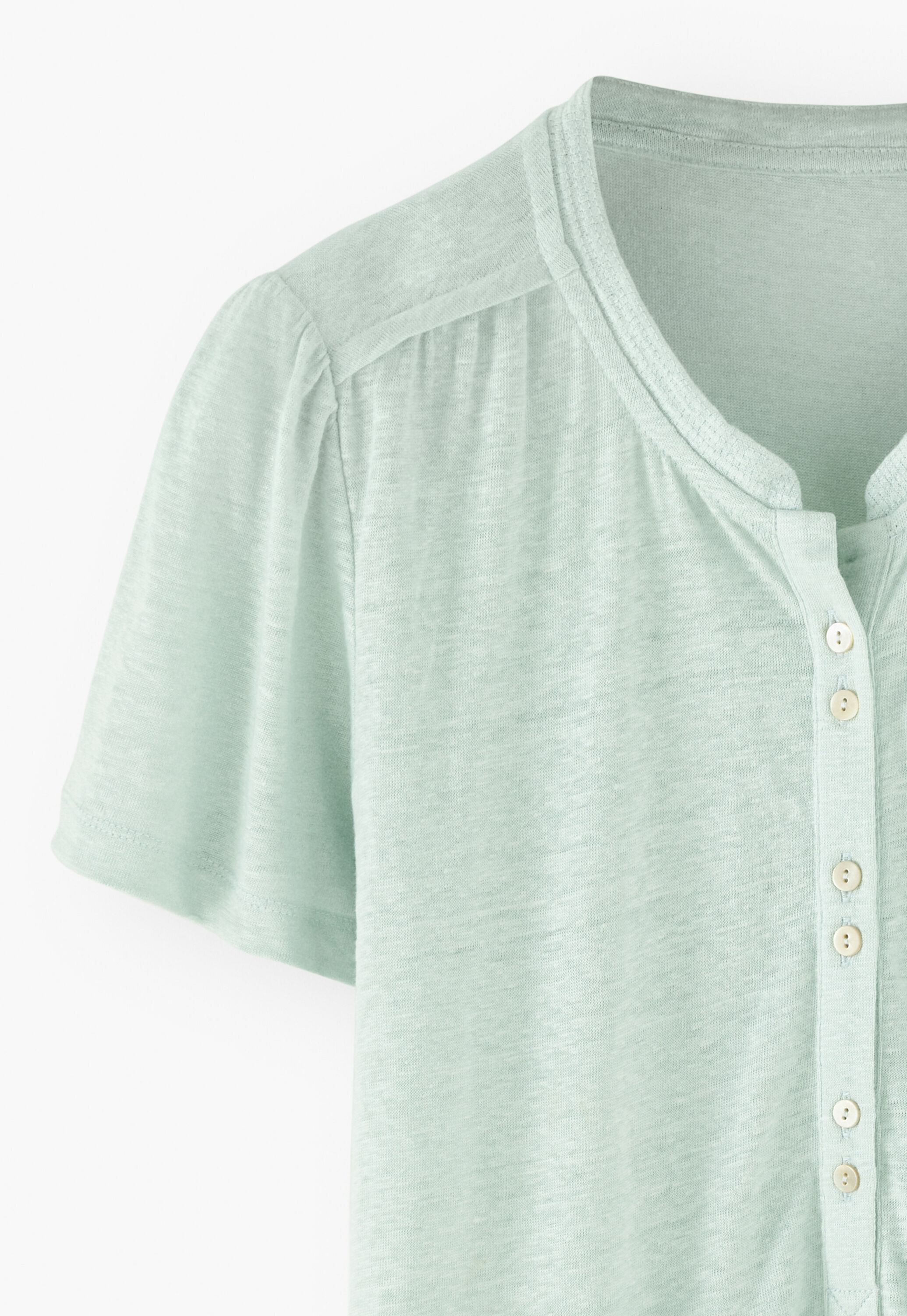 Collared jersey top