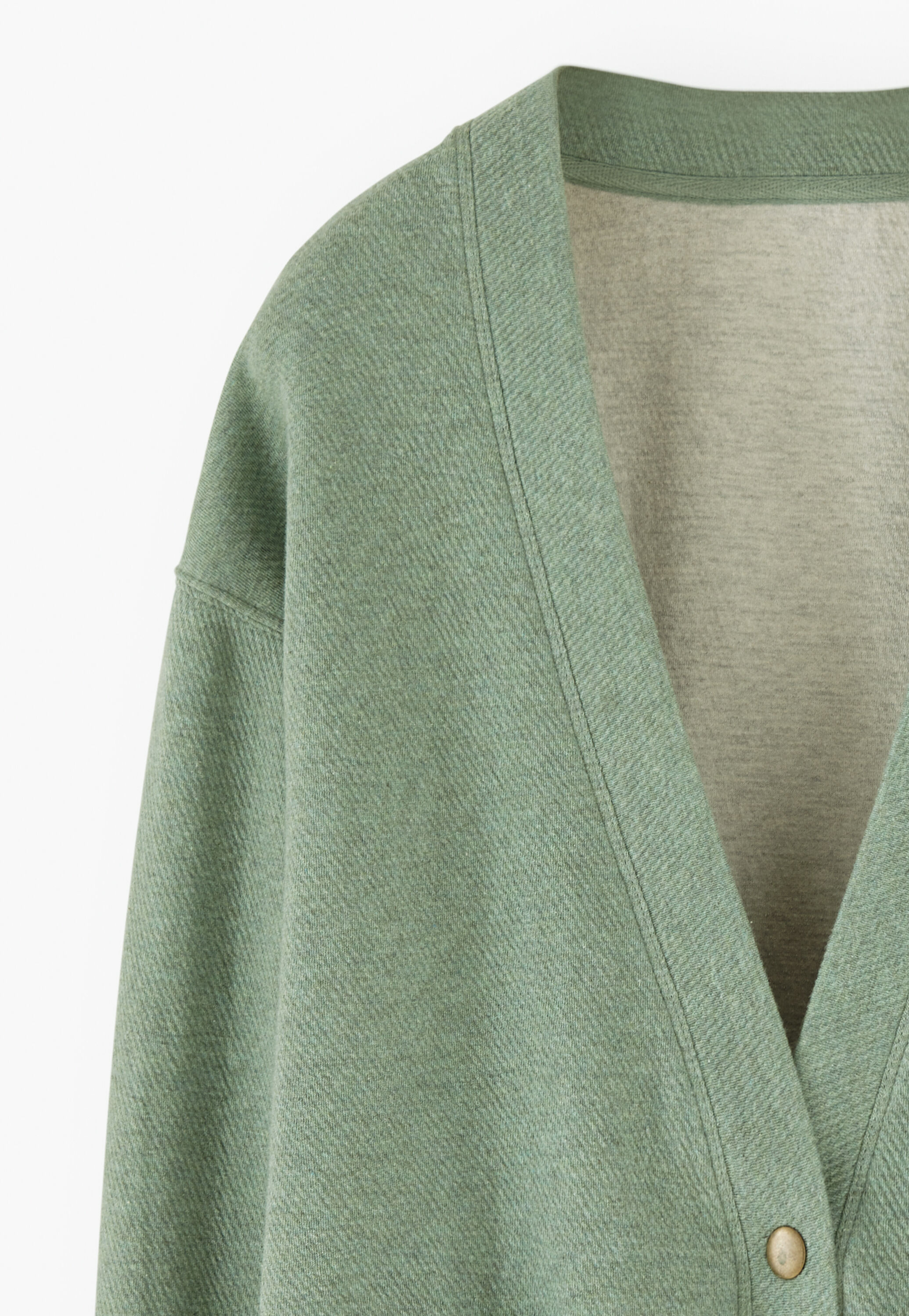 Jersey cardigan