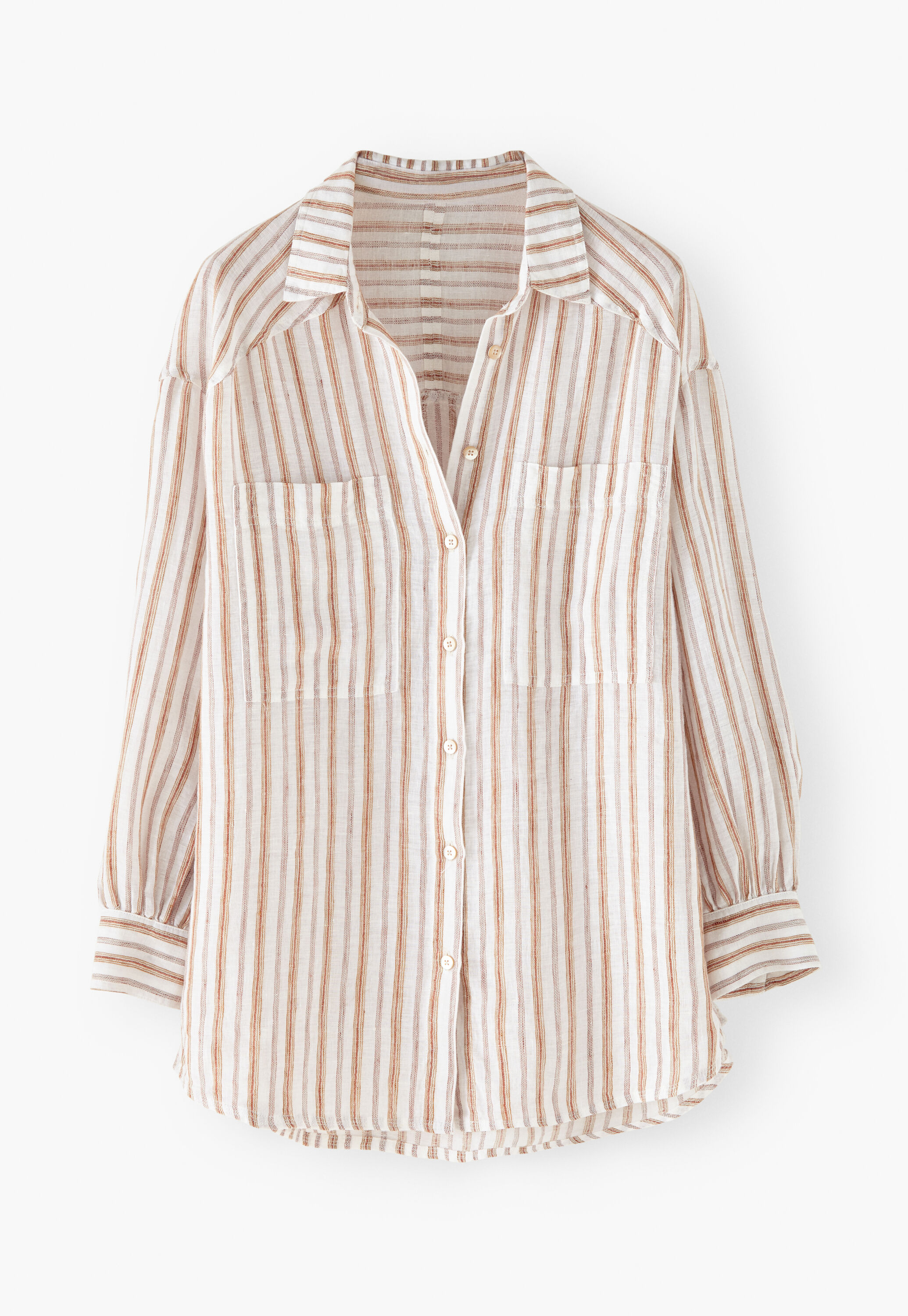 Oversized striped shirt