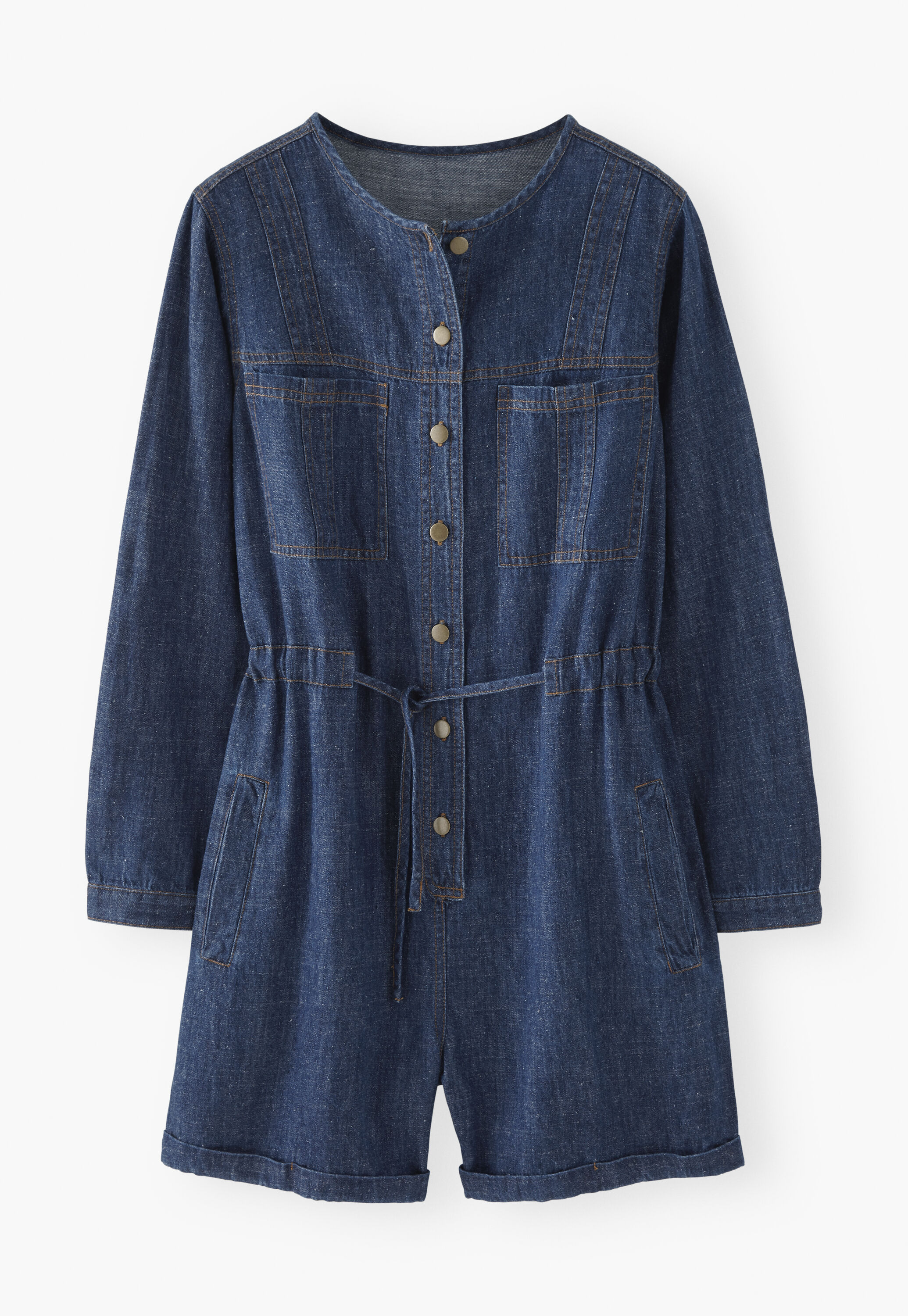 Short boiler suit