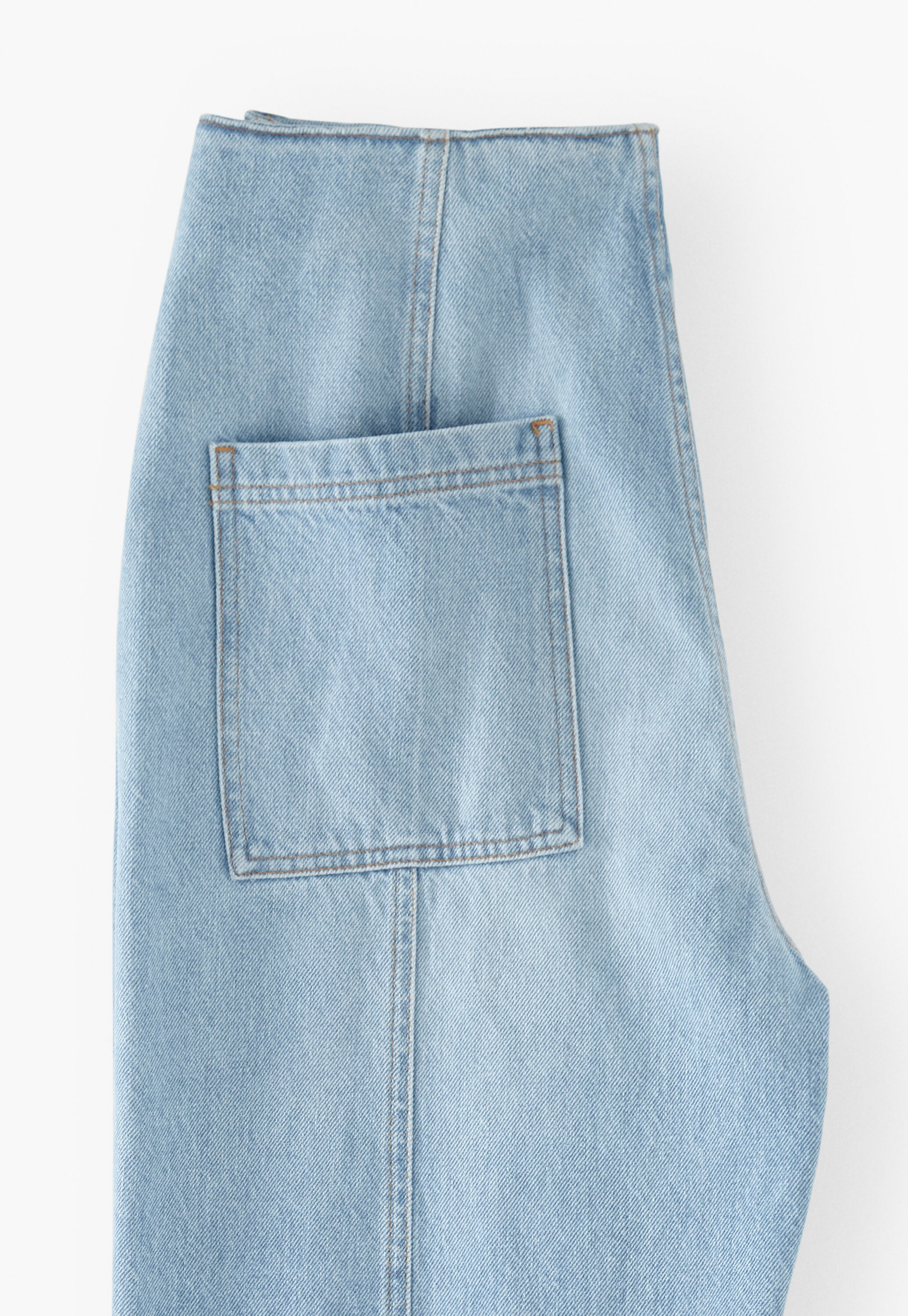 Seam-detail jeans