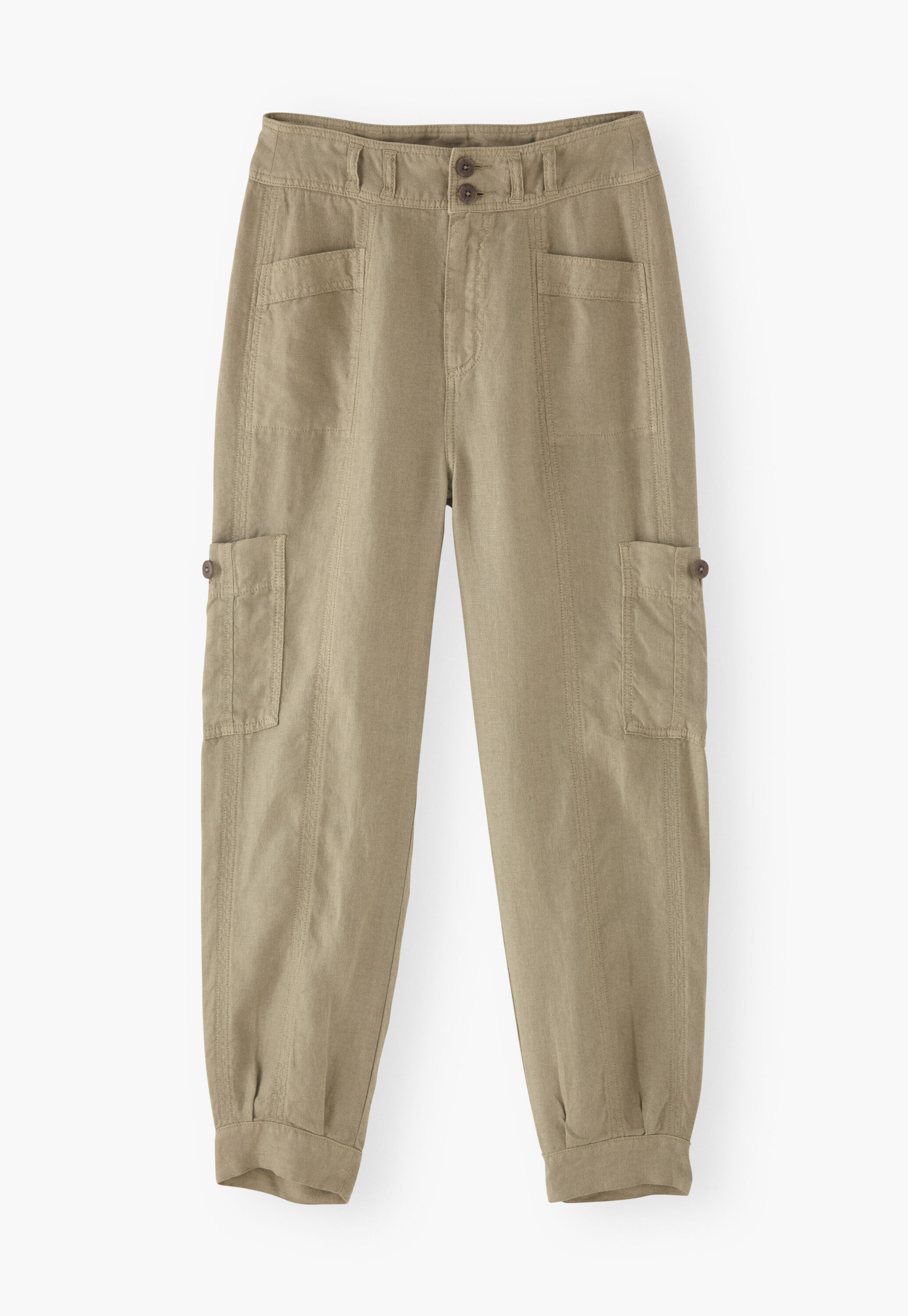 Patch-pocket trousers