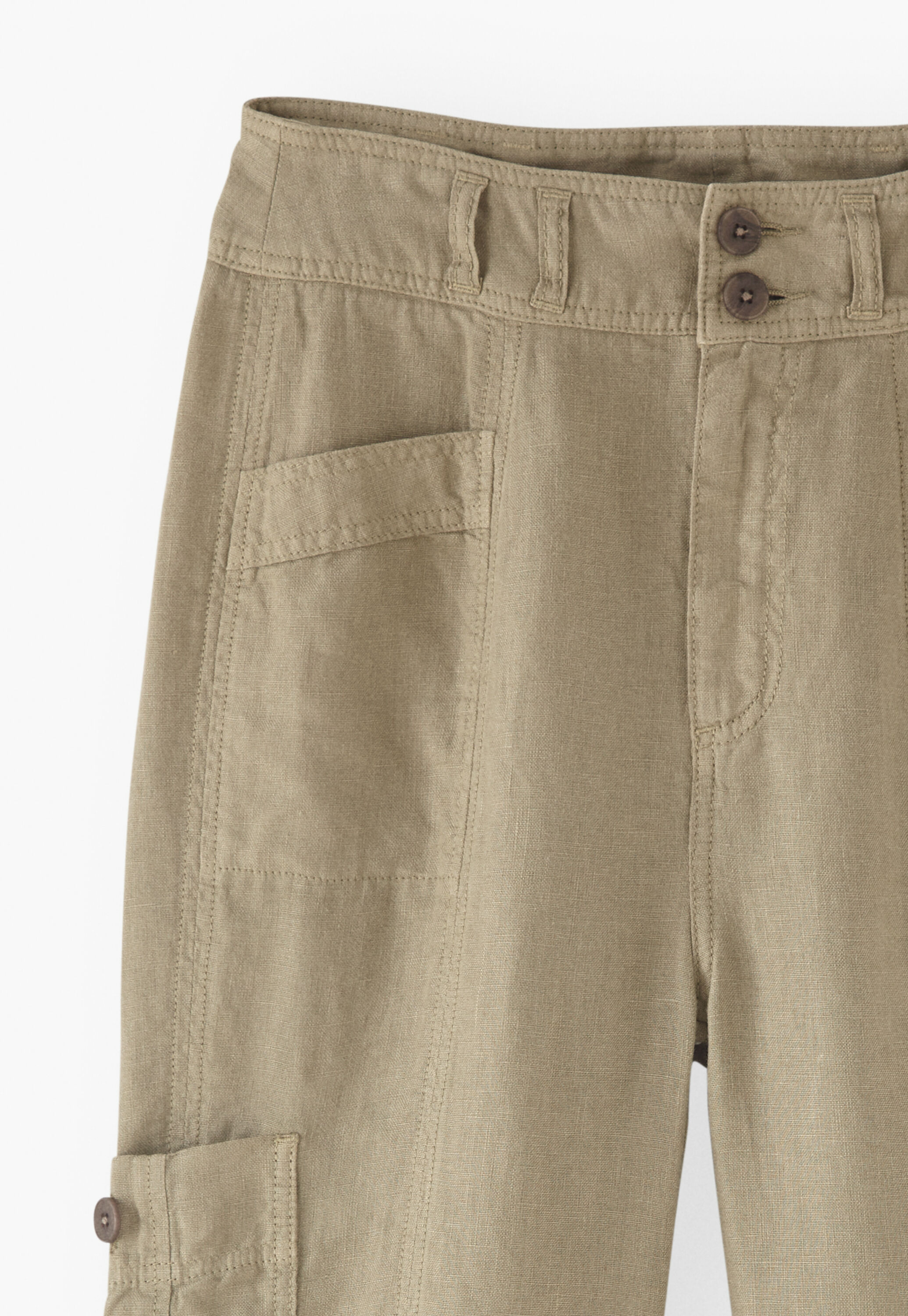 Patch-pocket trousers