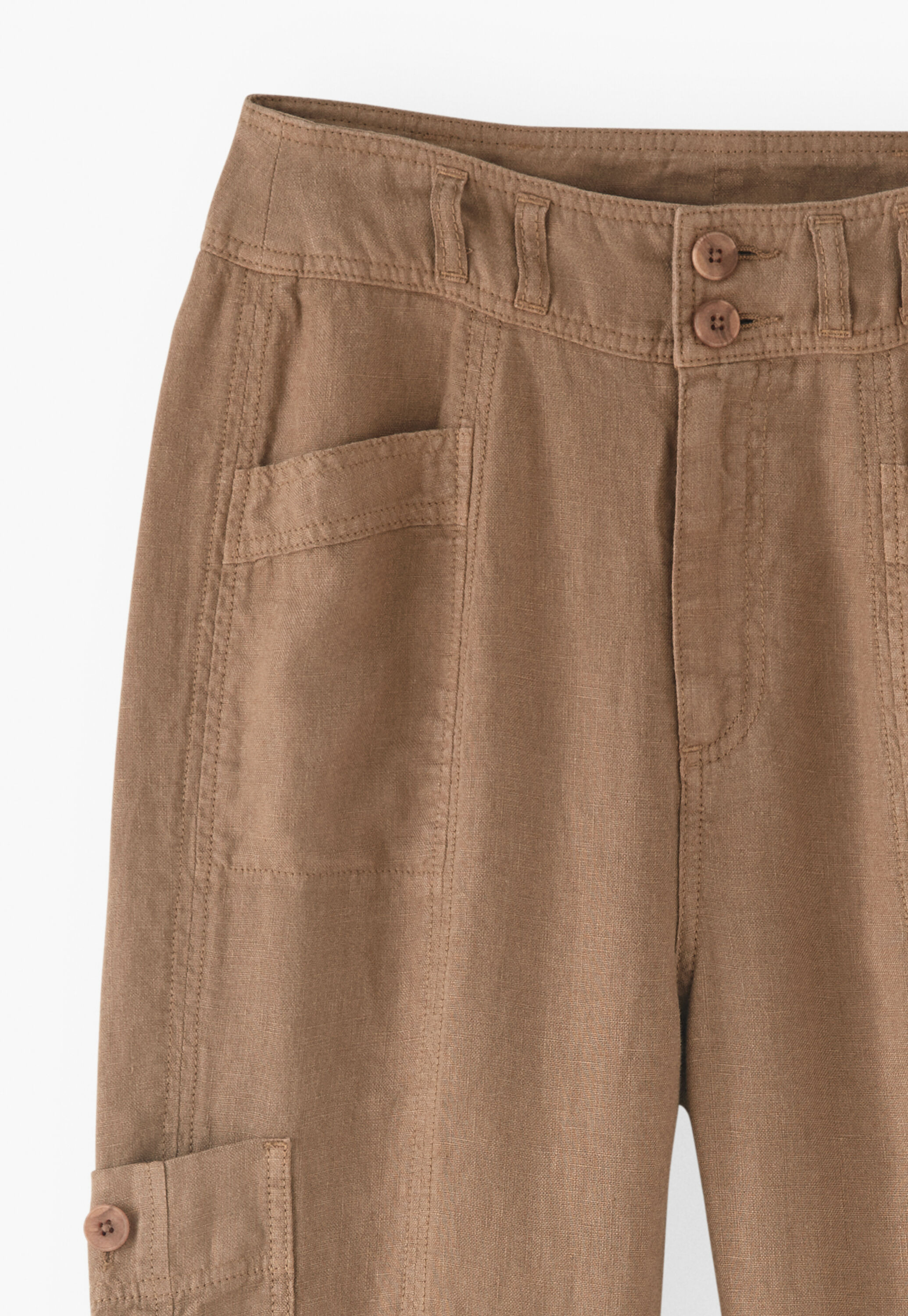 Patch-pocket trousers