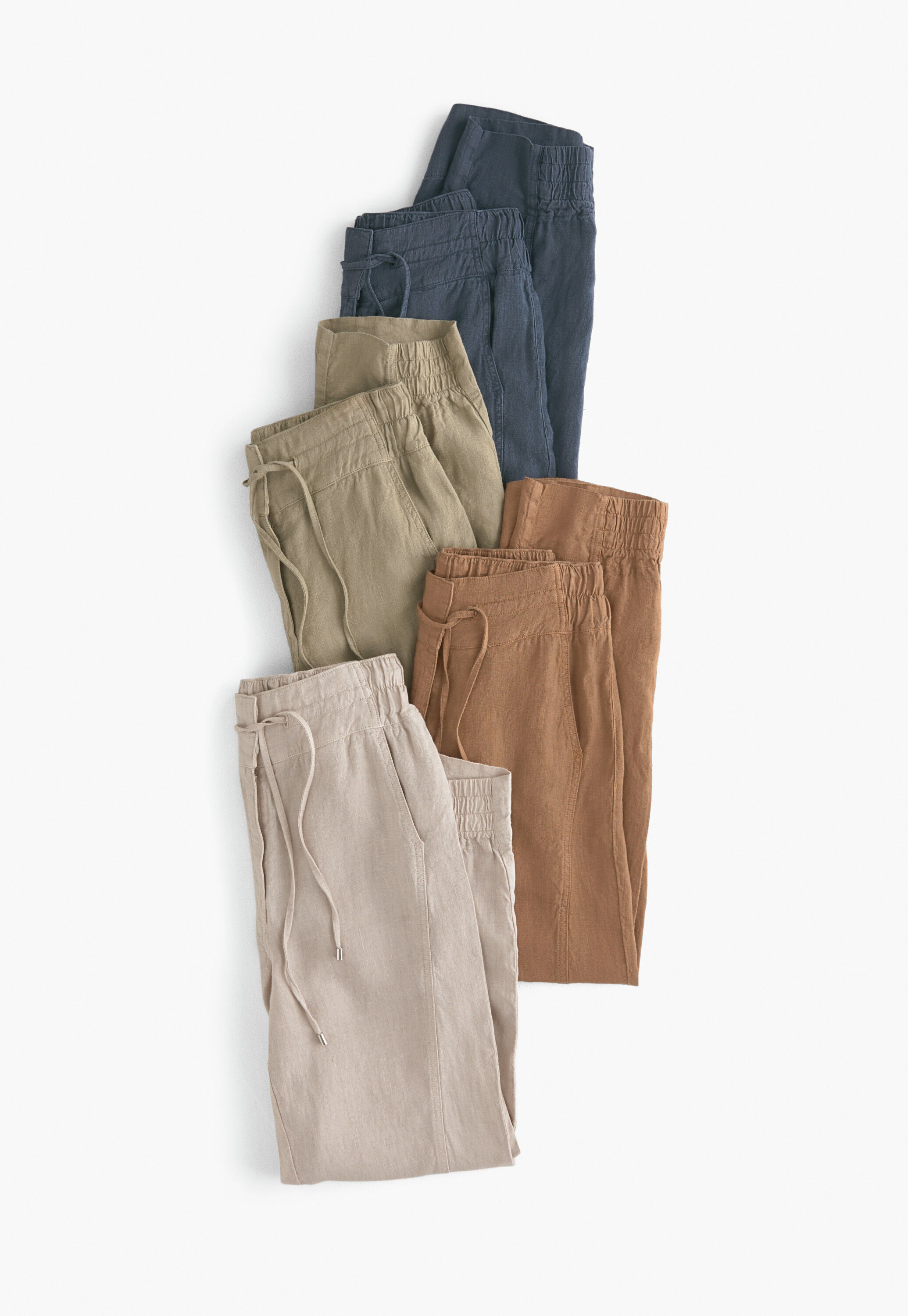 Wide-leg cord trousers