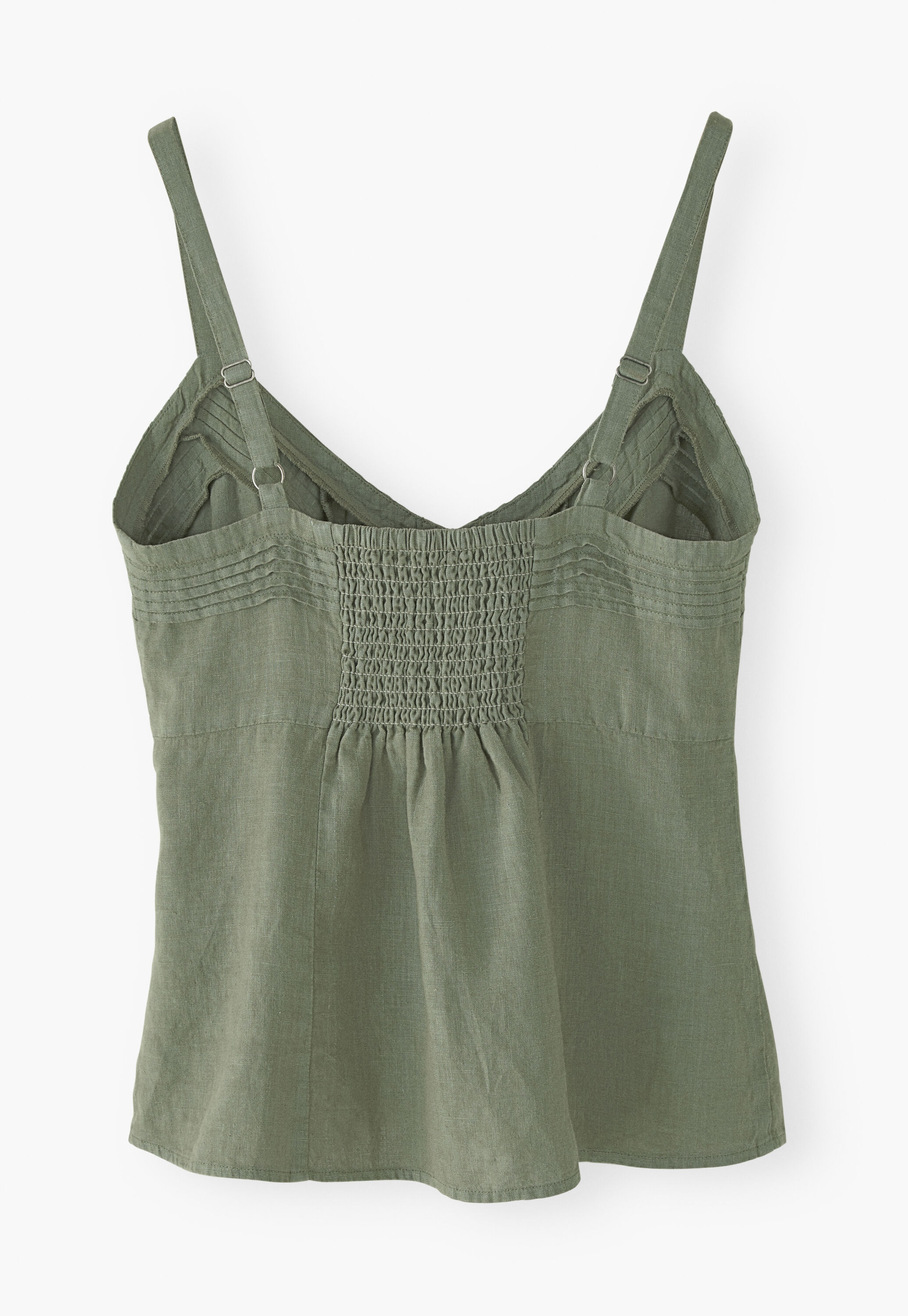 Pintucked camisole