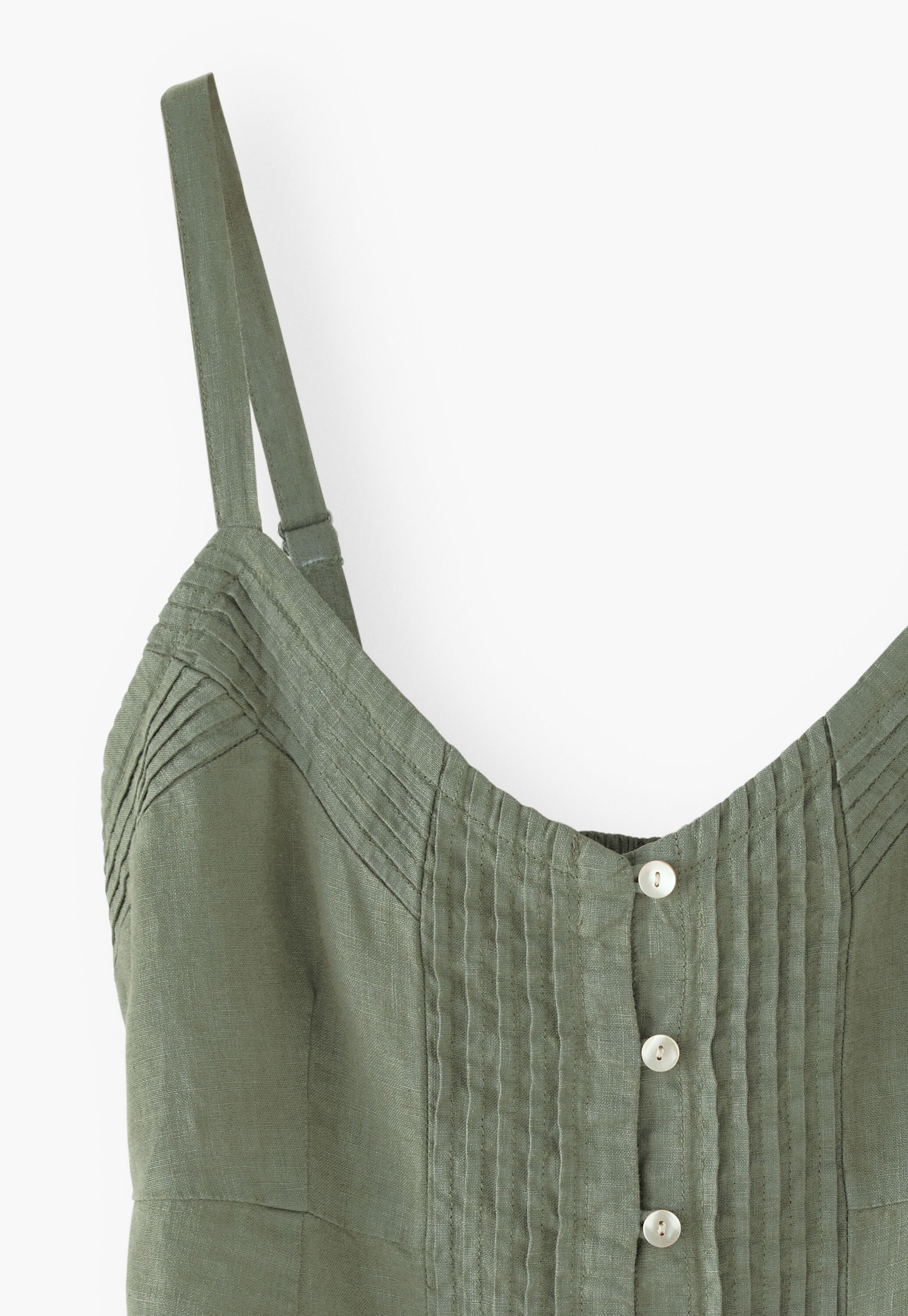 Pintucked camisole