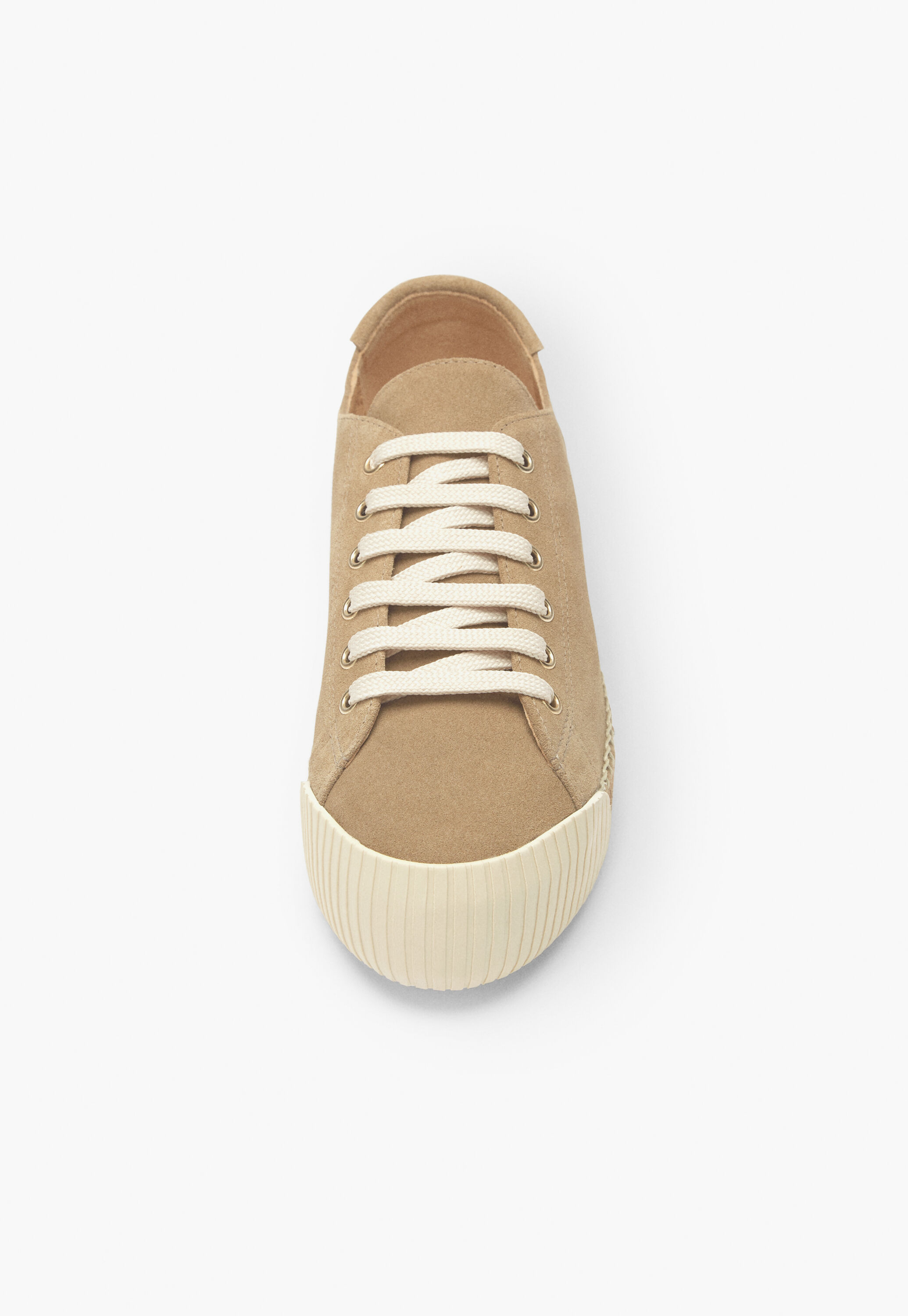 Espadrille trainers, Taupe, large