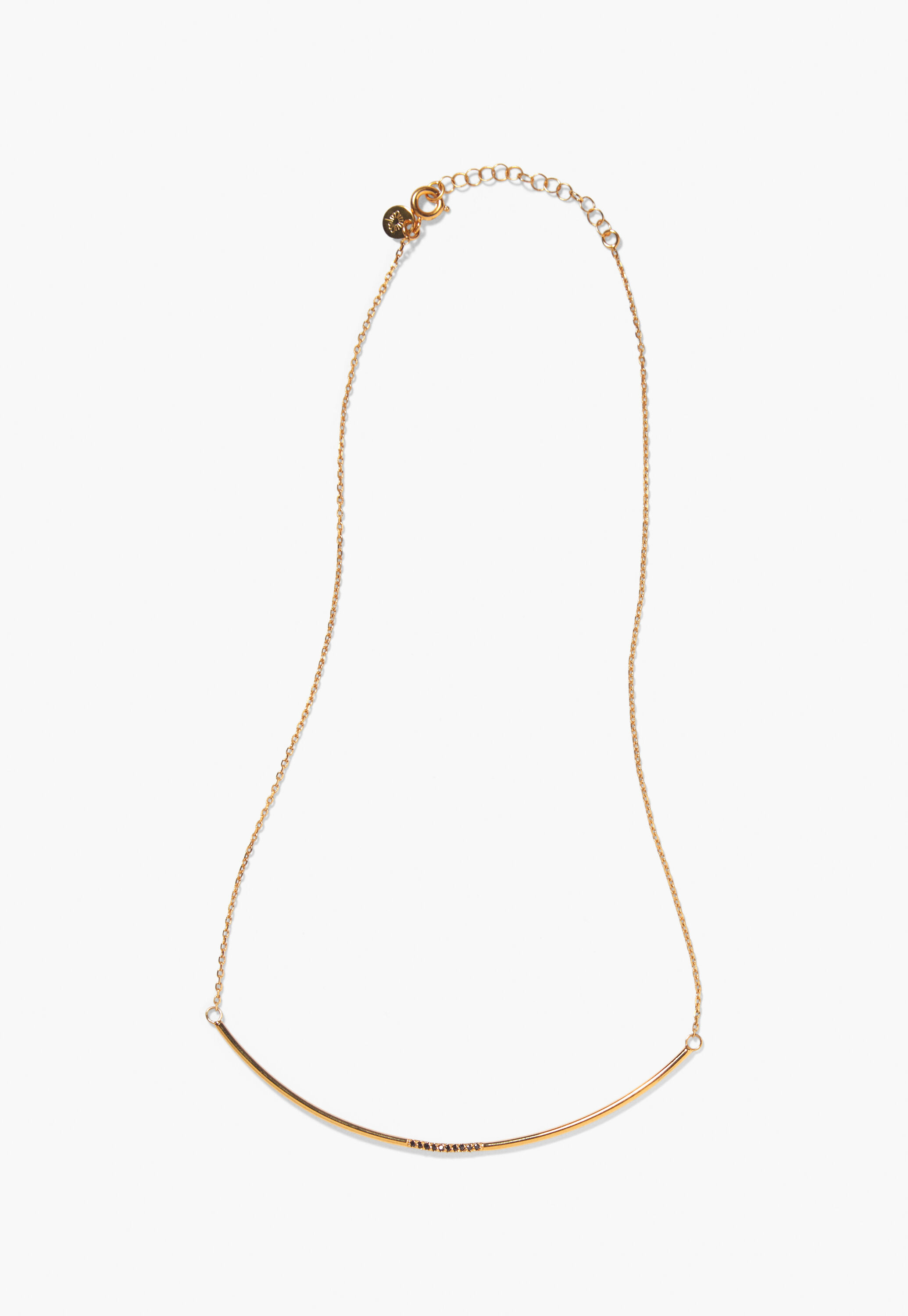 Gold-bar necklace