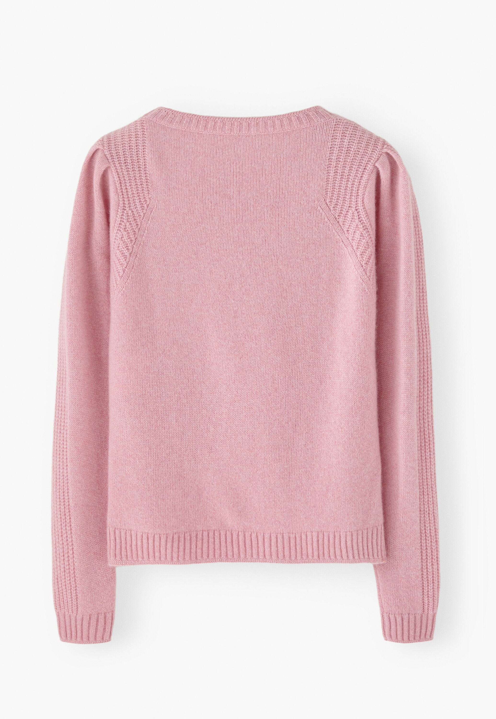 Puff-sleeve sweater