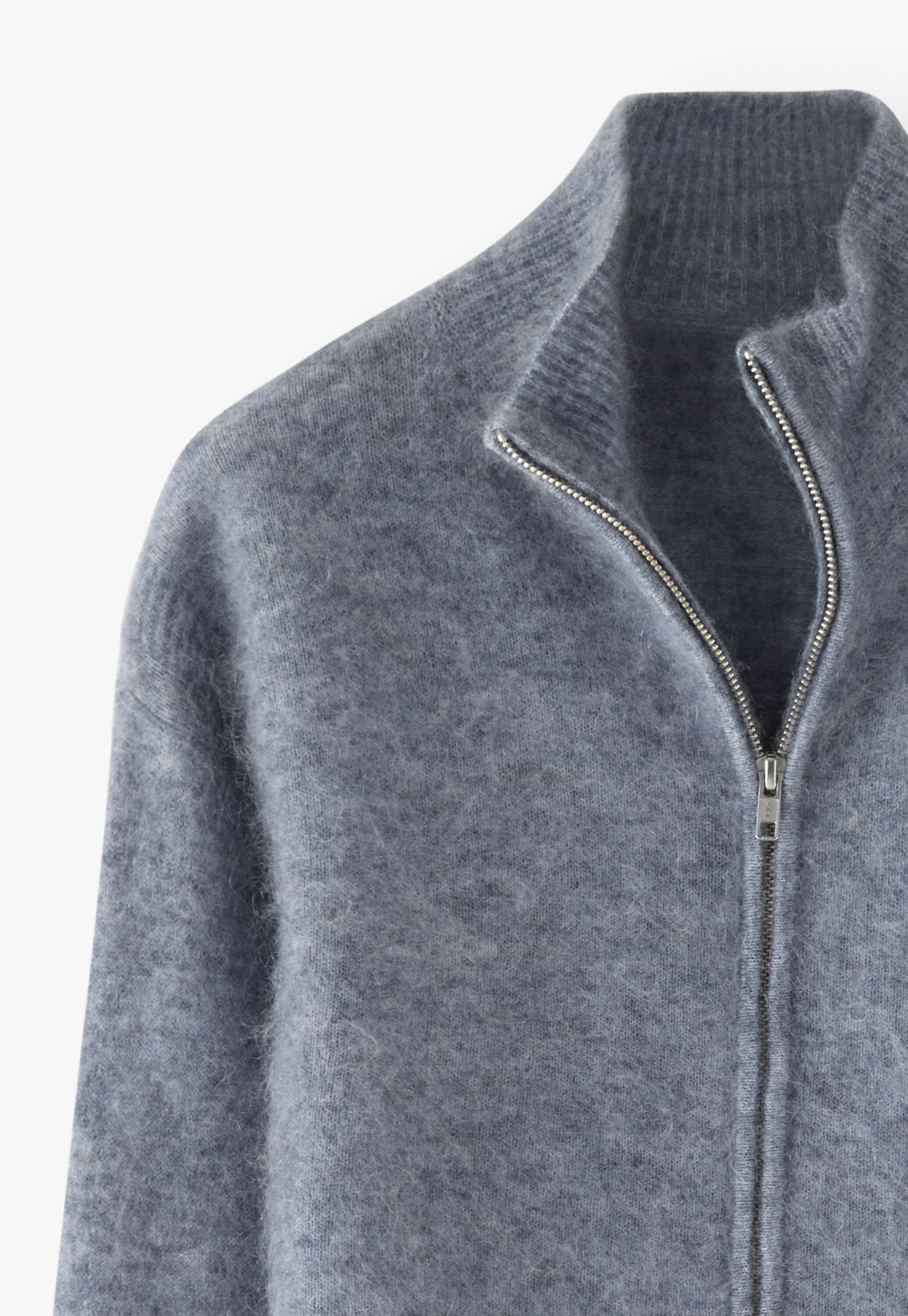 Zip-up sweater
