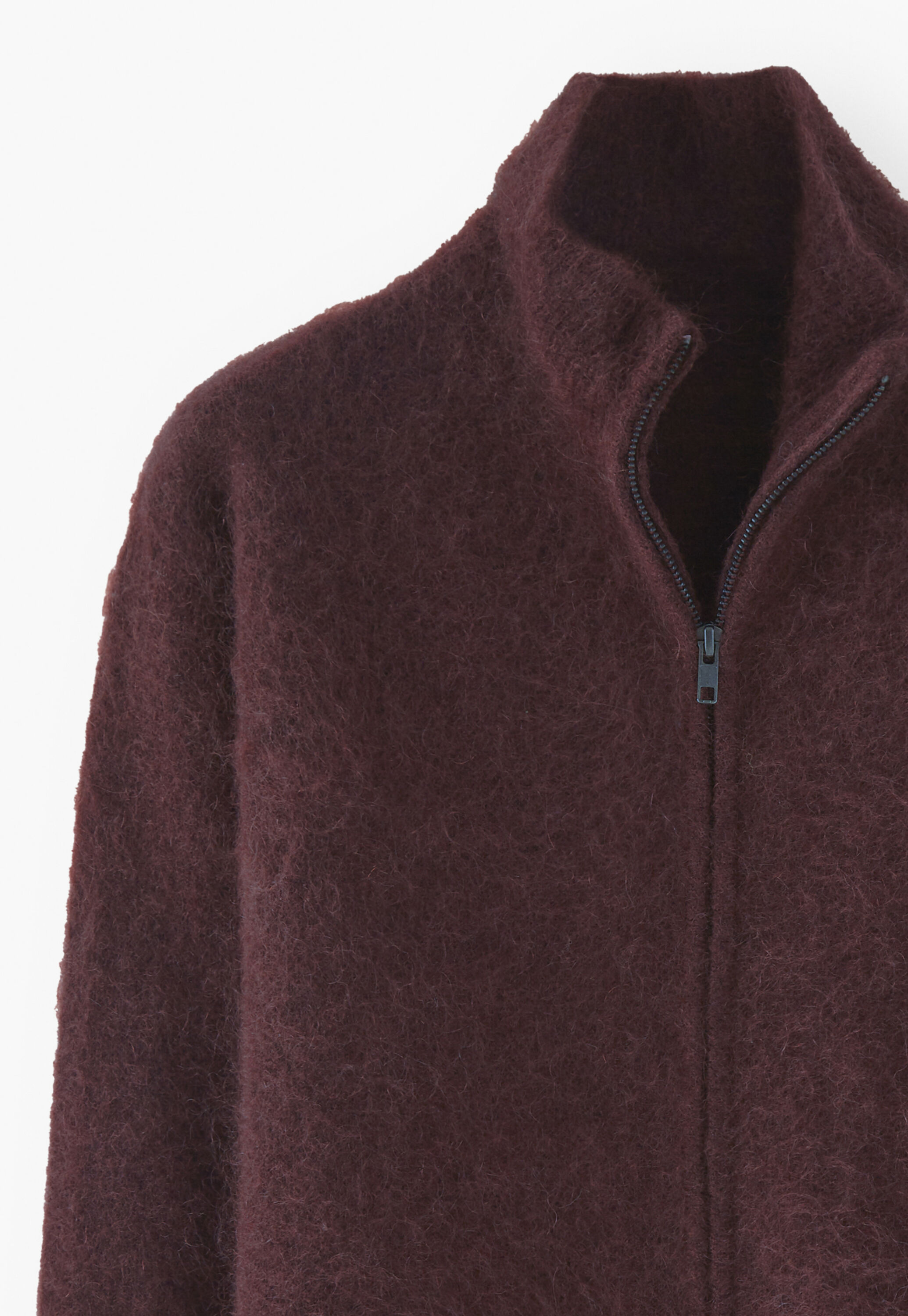 Zip-up sweater
