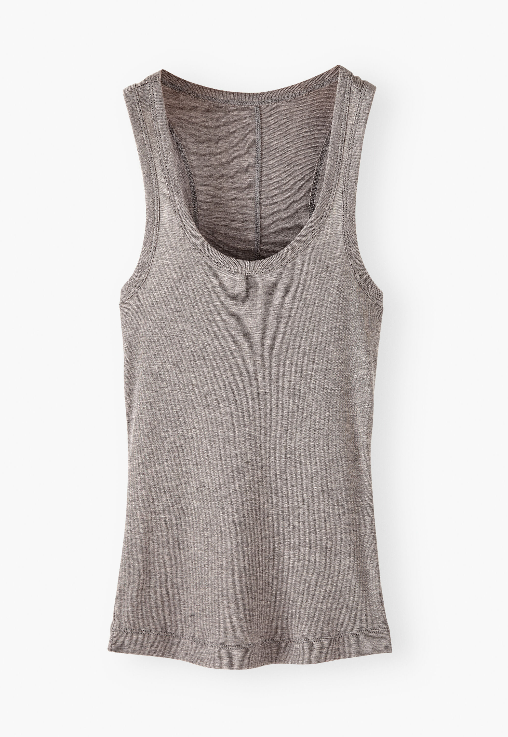 Scoop-neck vest