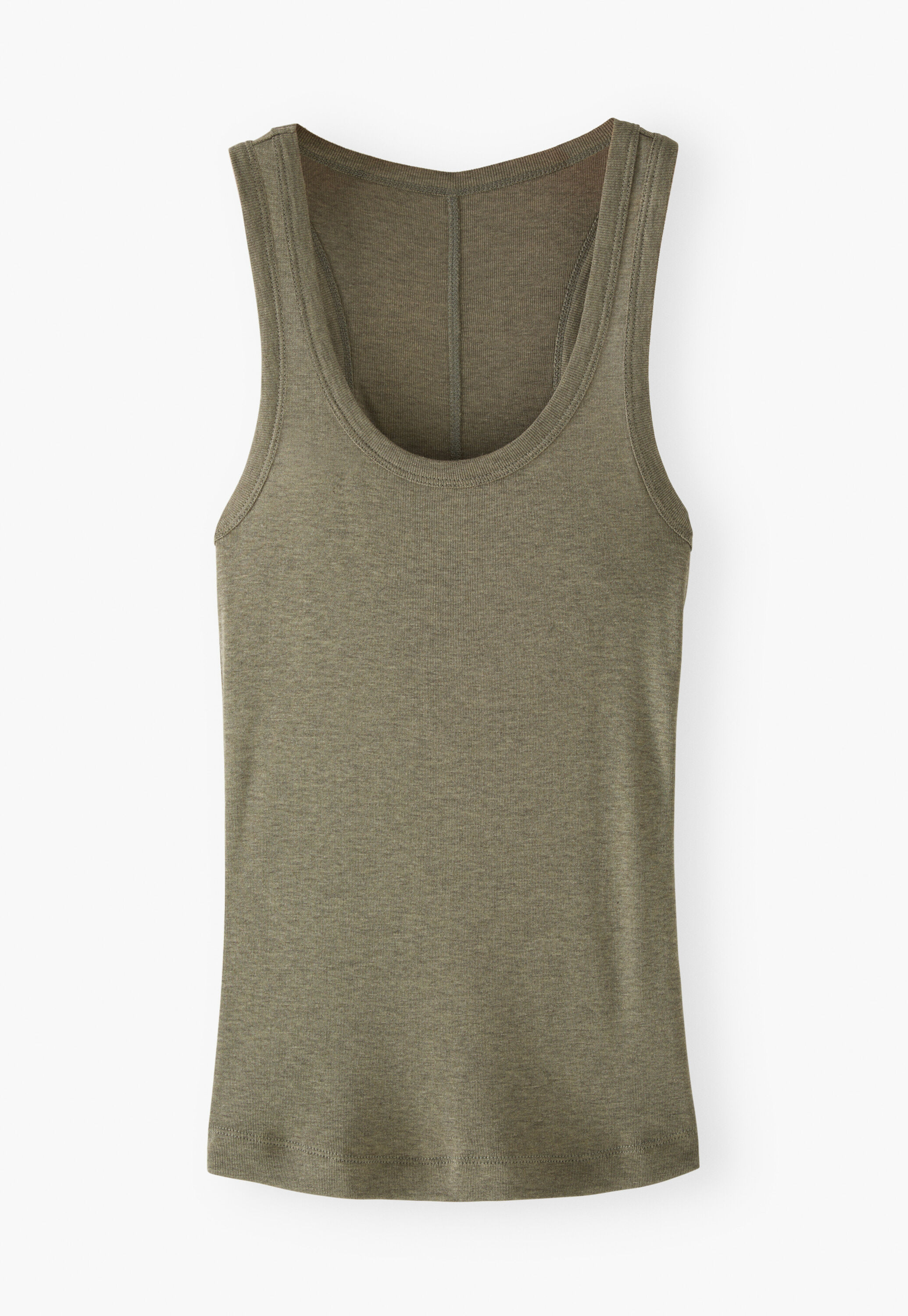 Scoop-neck vest