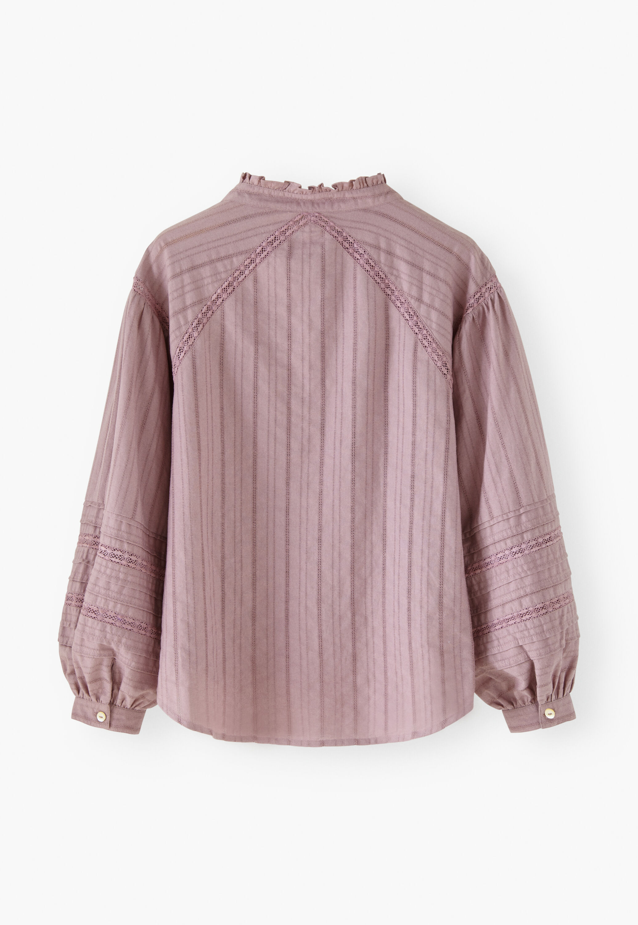 Tuck-detail blouse