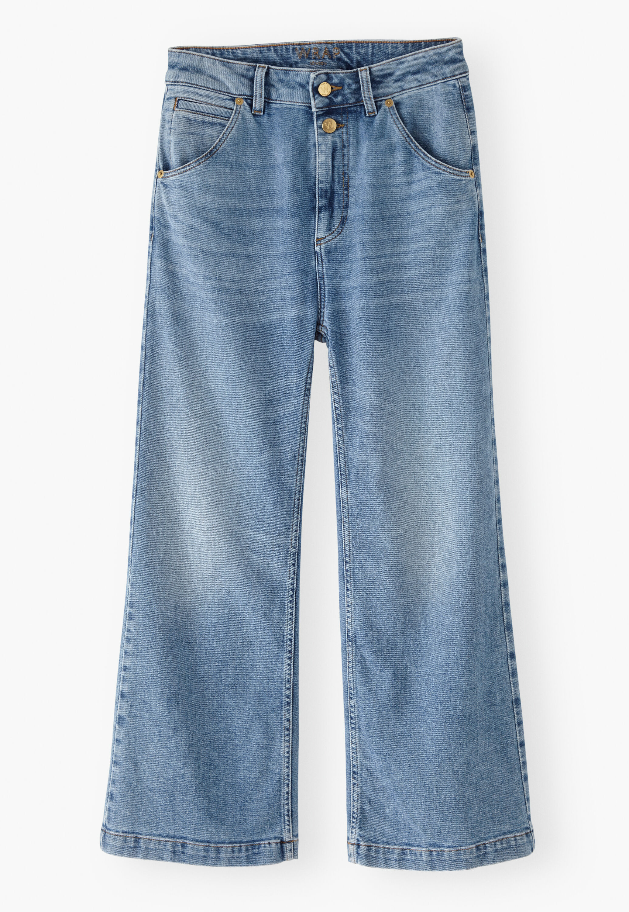 Cropped flared jeans