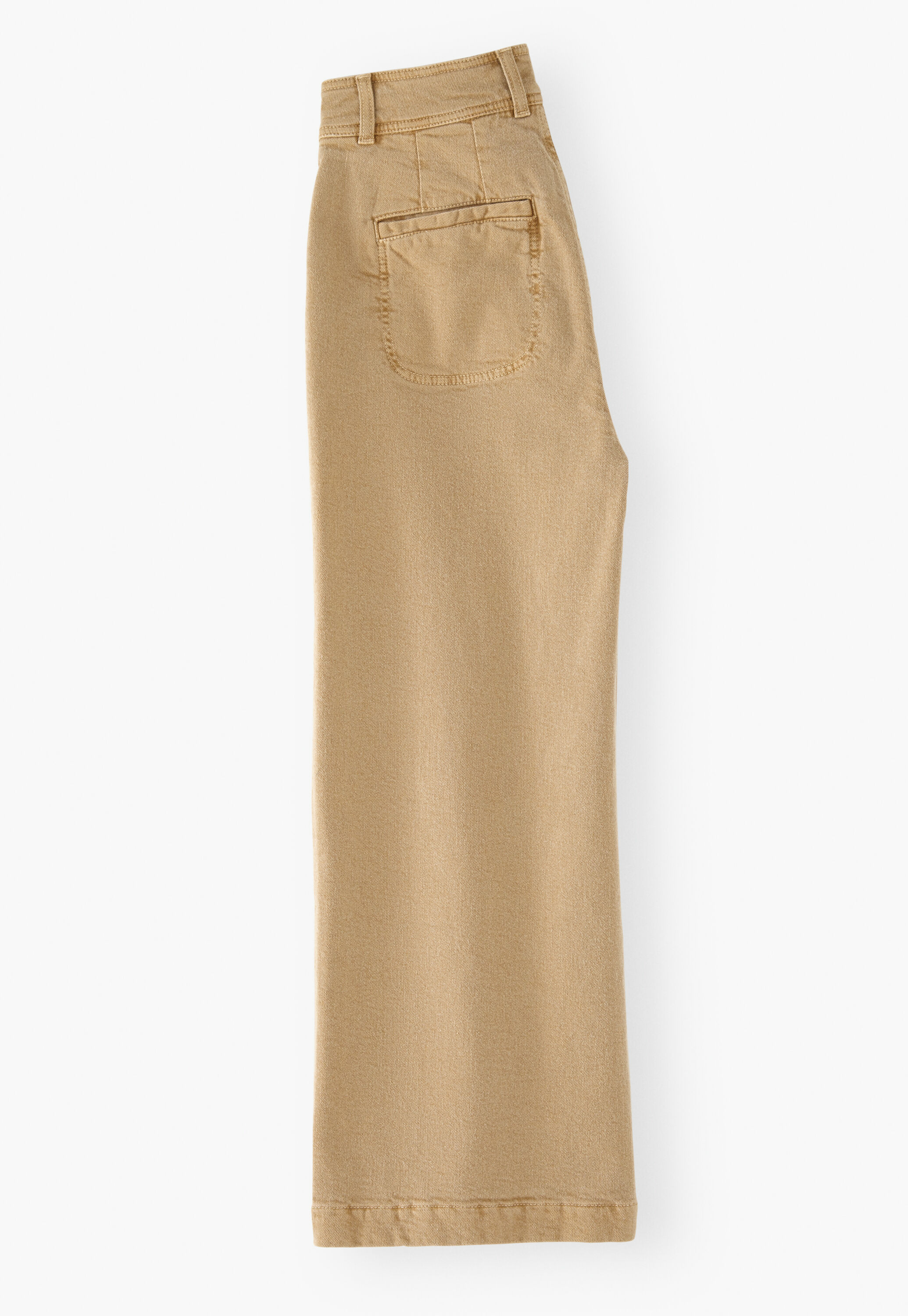 Cropped wide-leg trousers