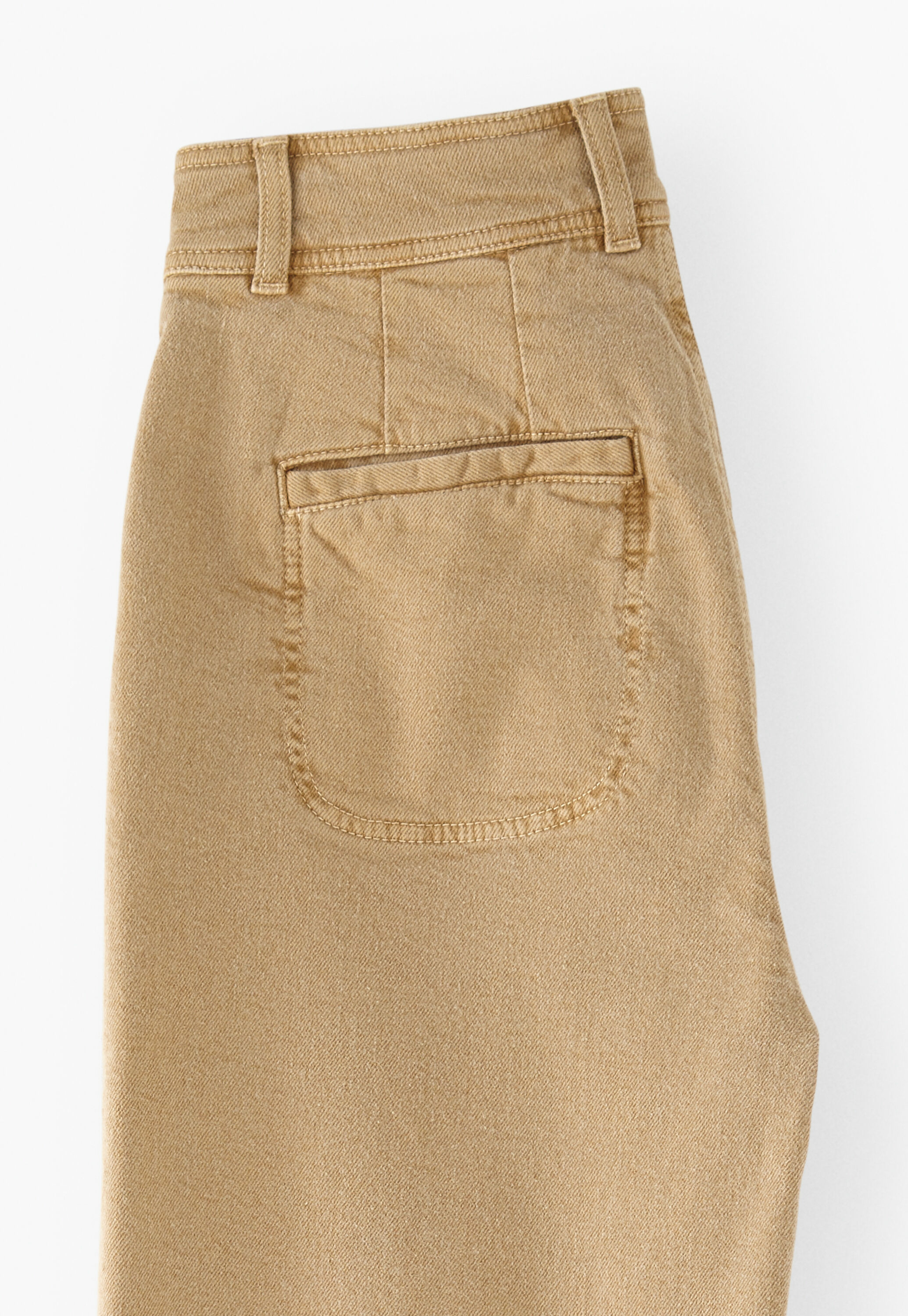 Cropped wide-leg trousers