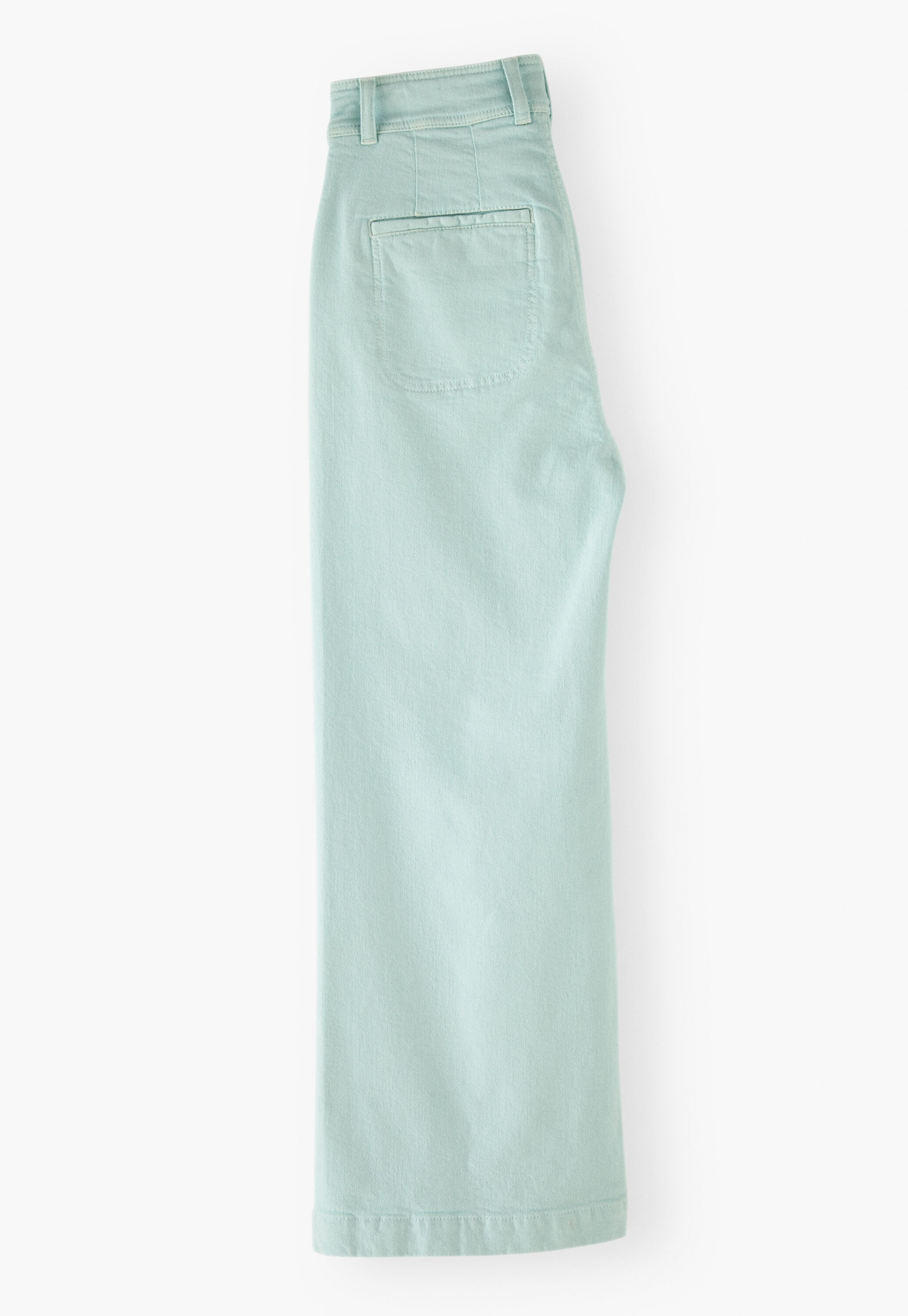 Cropped wide-leg trousers