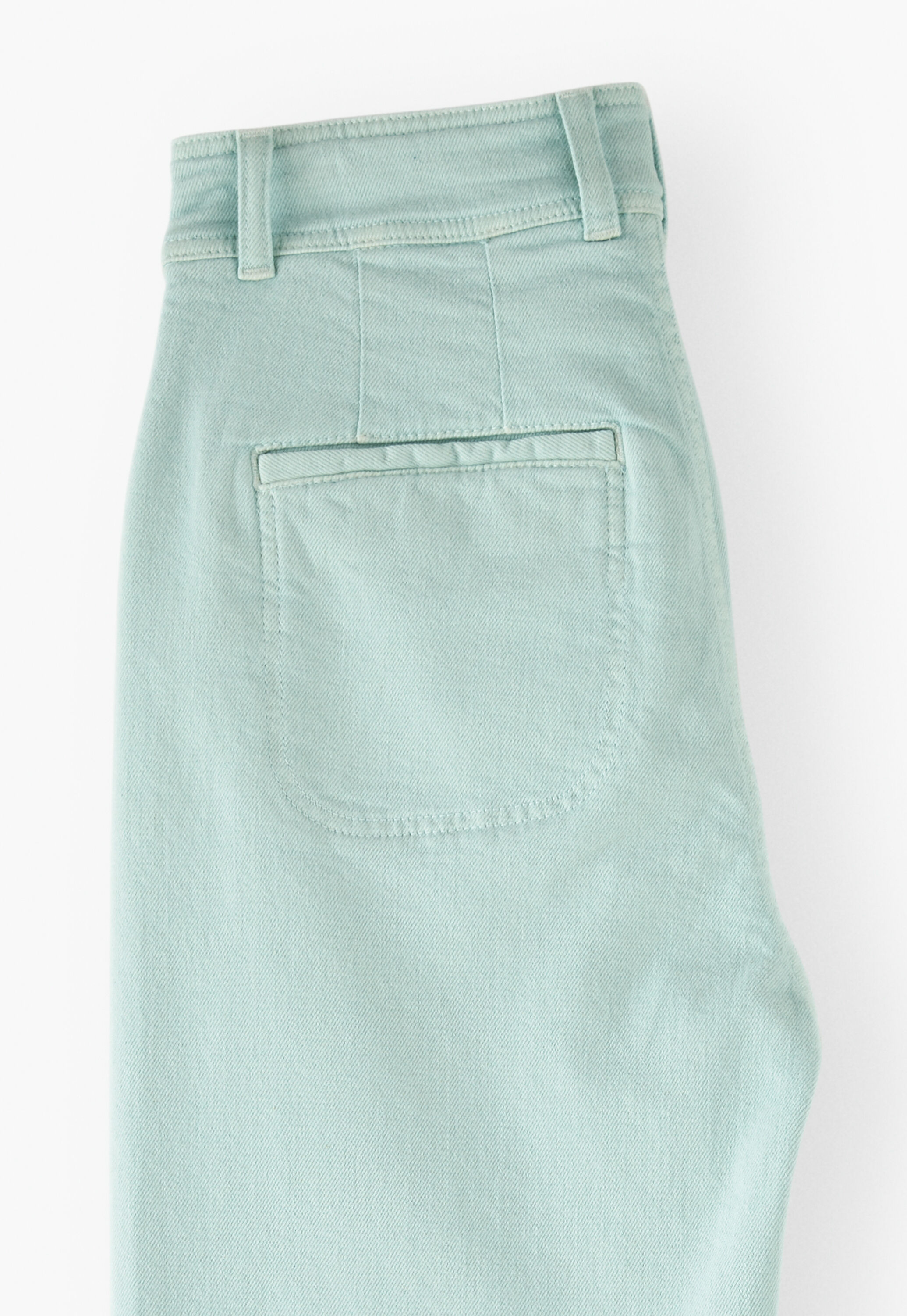 Cropped wide-leg trousers