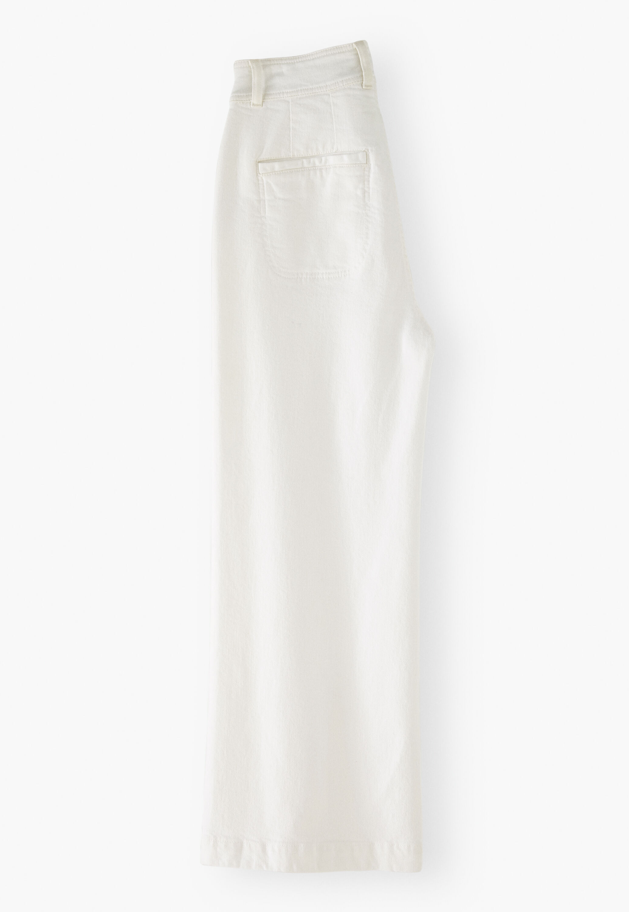 Cropped wide-leg trousers