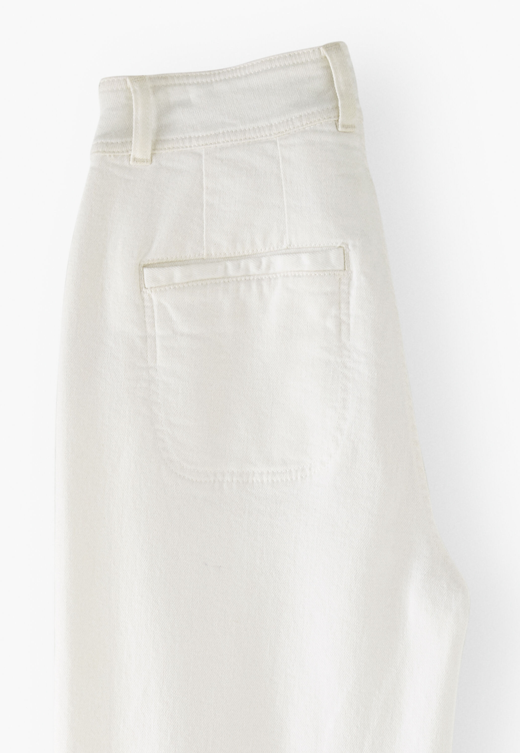 Cropped wide-leg trousers