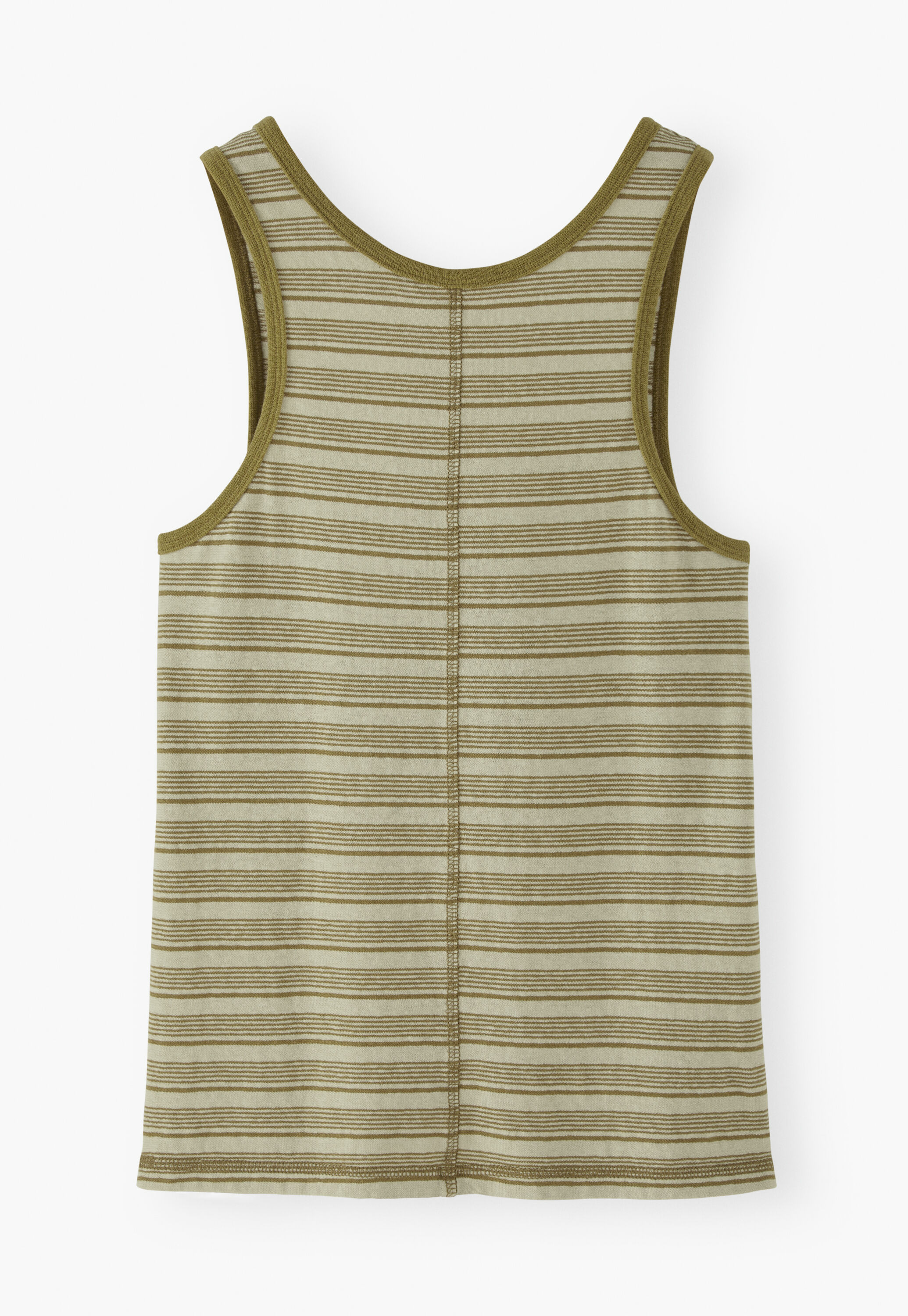 Striped vest, Sage olive, large