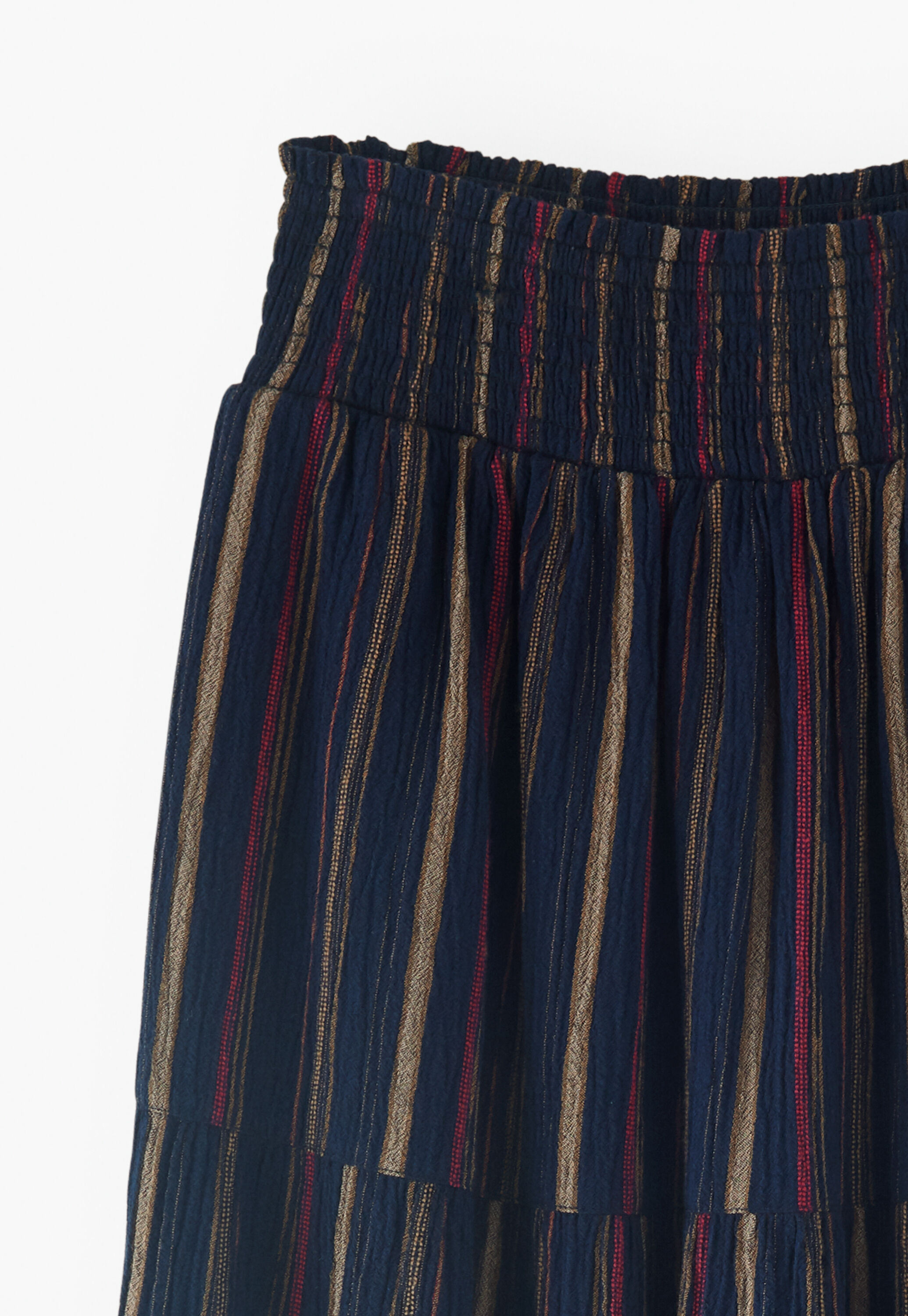 Striped maxi skirt