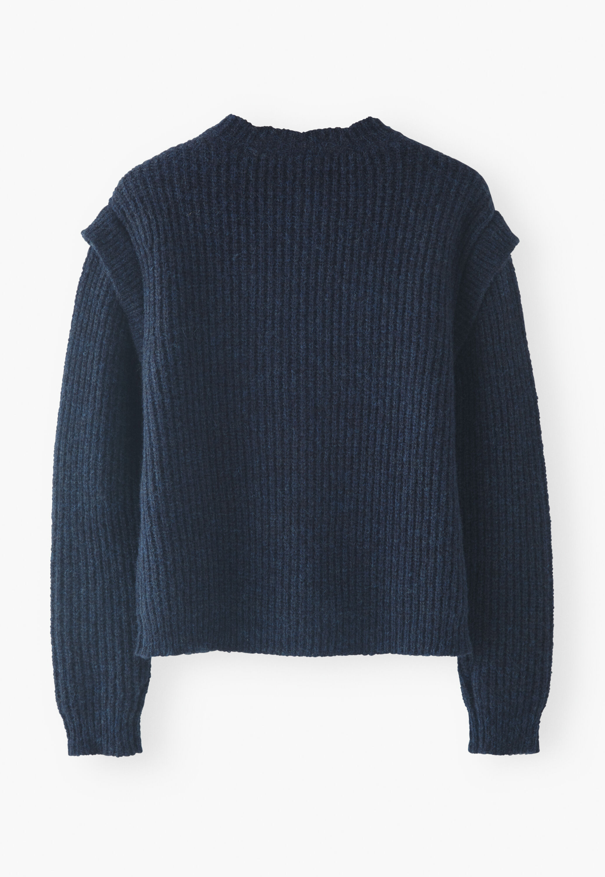 Rib-stitch cardigan