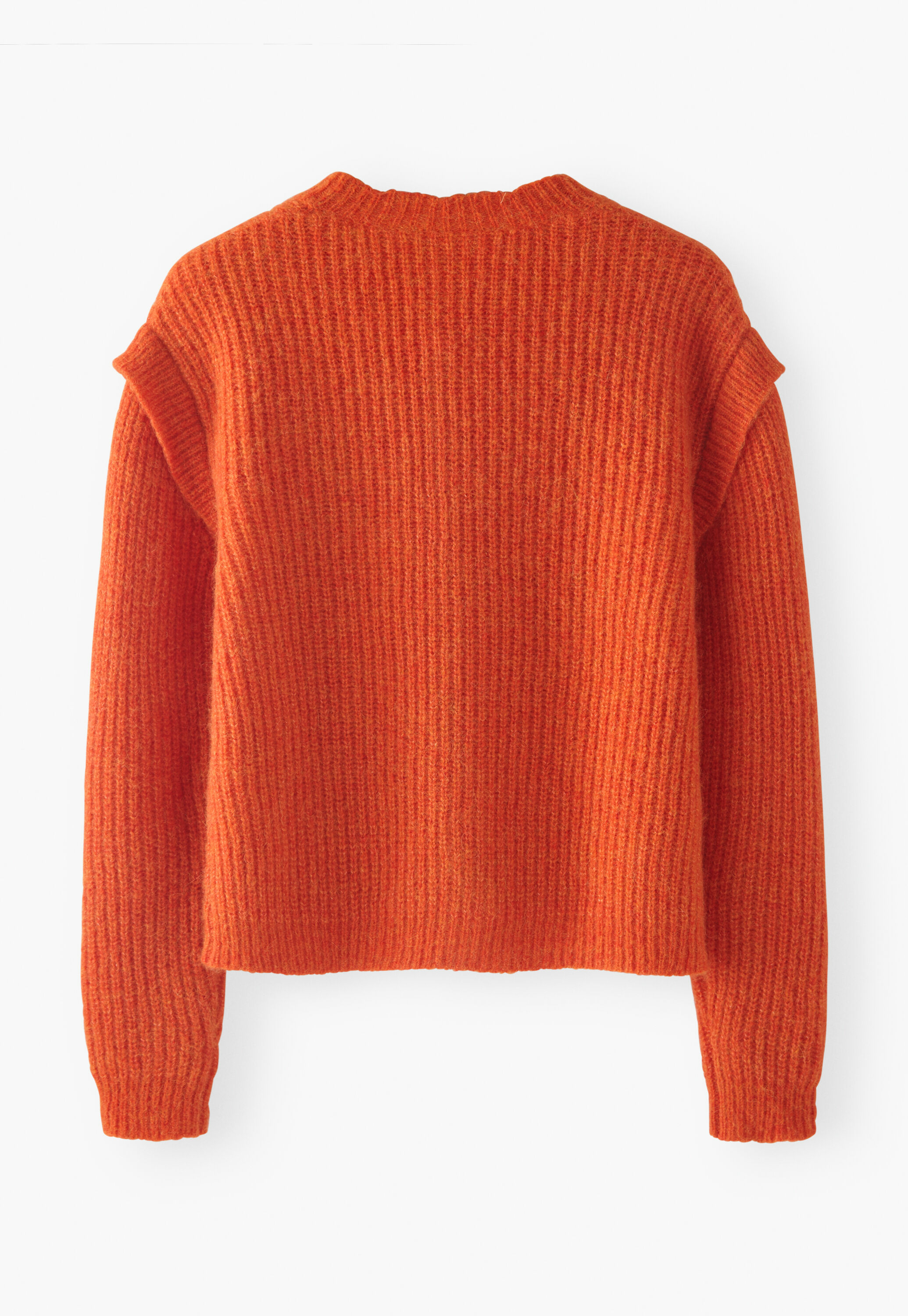 Rib-stitch cardigan