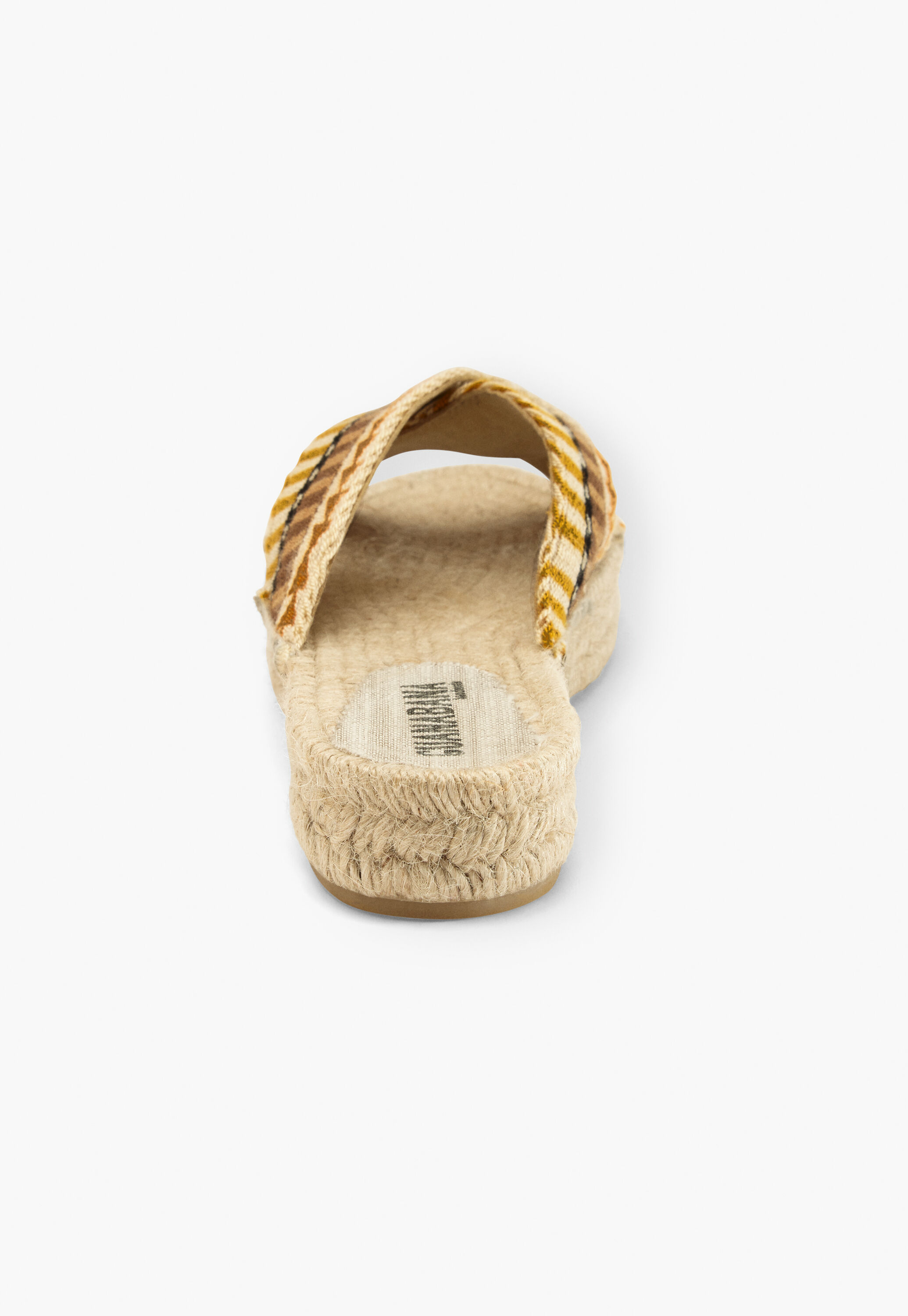 Cross-front espadrille