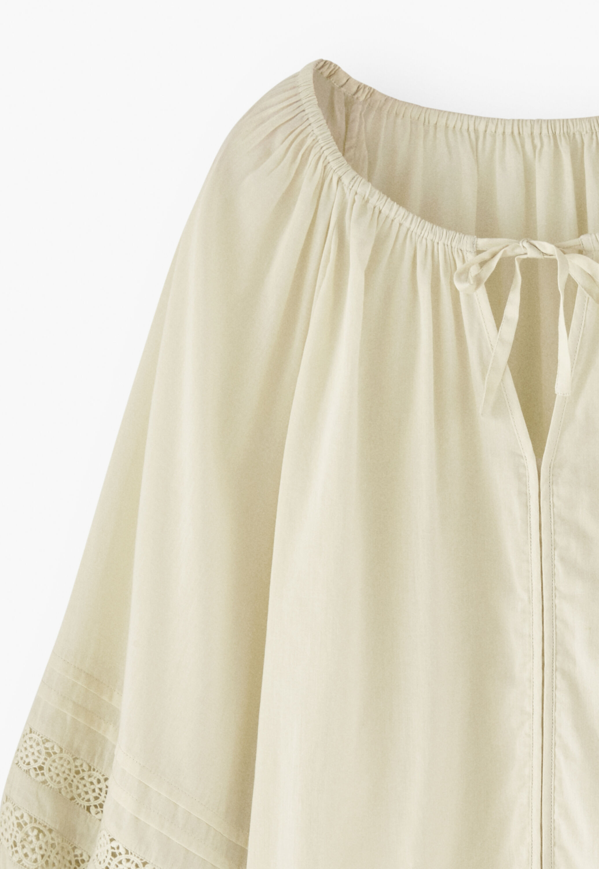 Gathered blouse
