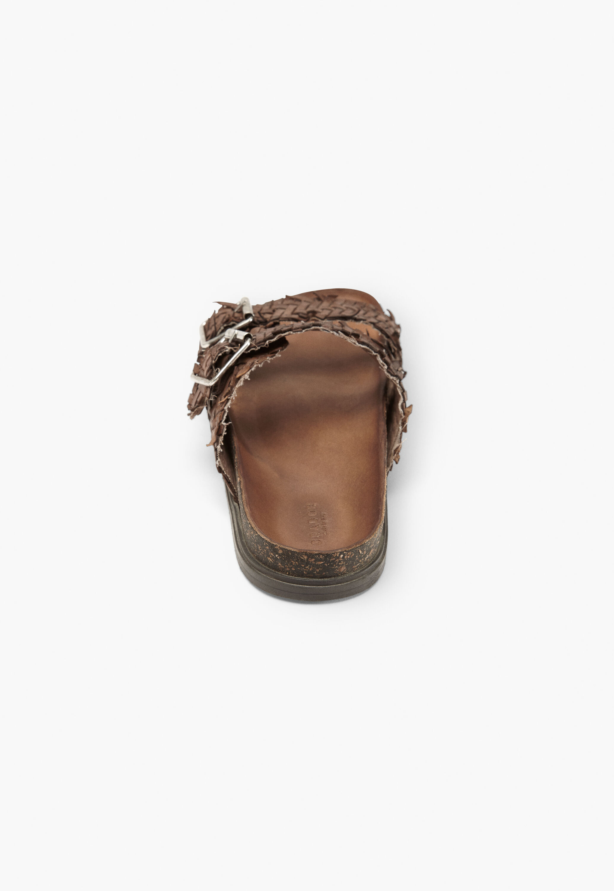 Buckle weave sandals