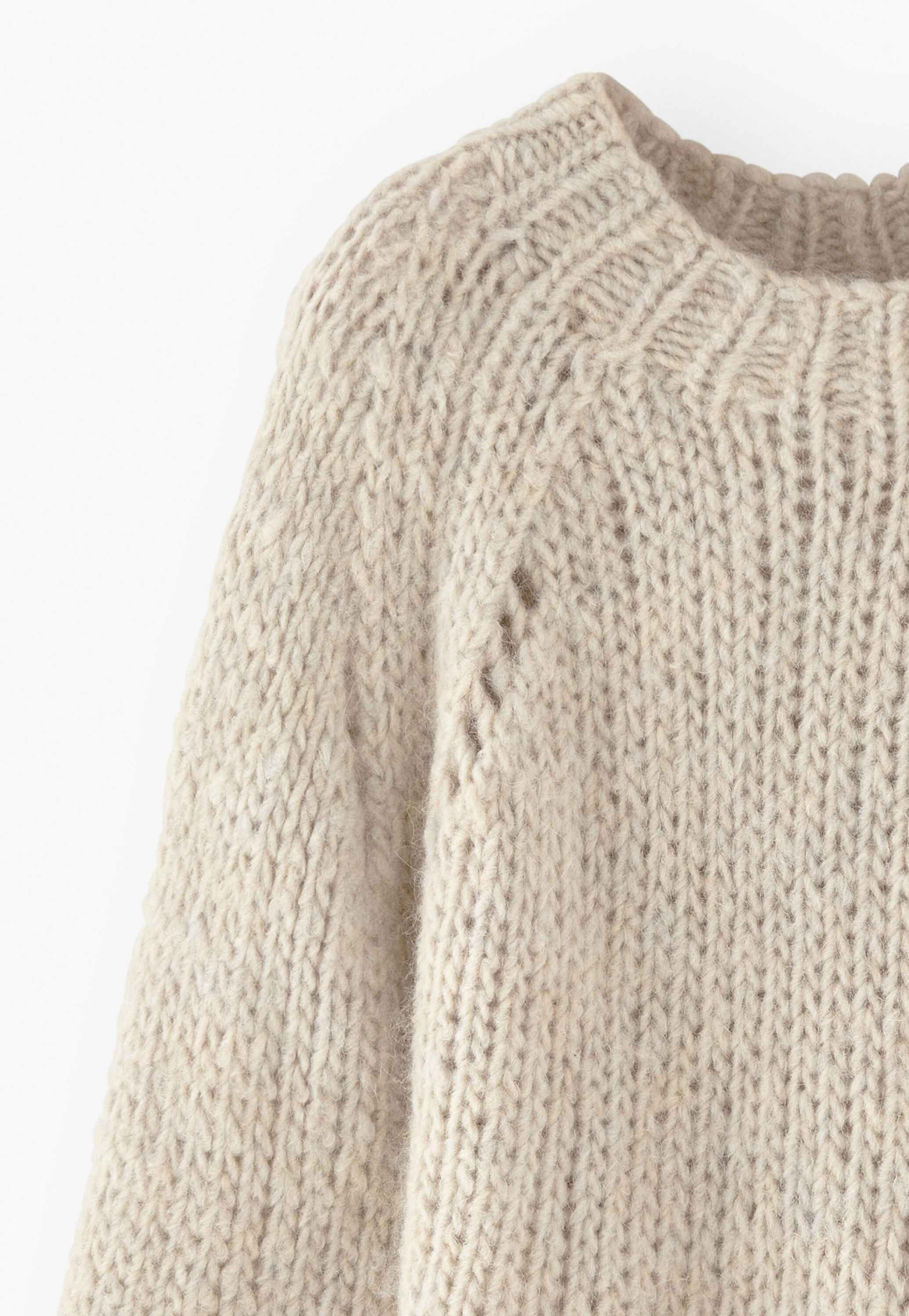 Hand-knit sweater