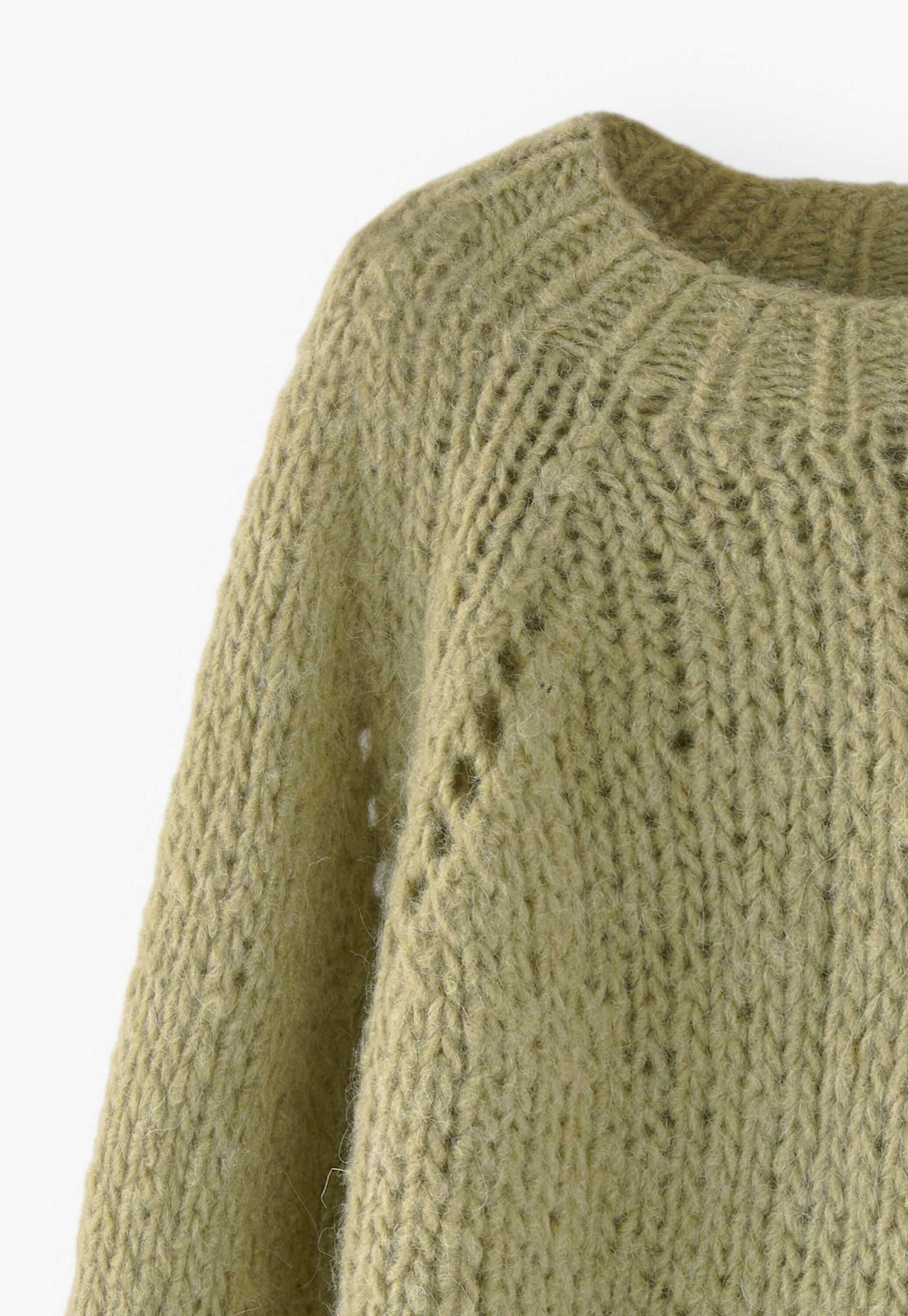 Hand-knit sweater
