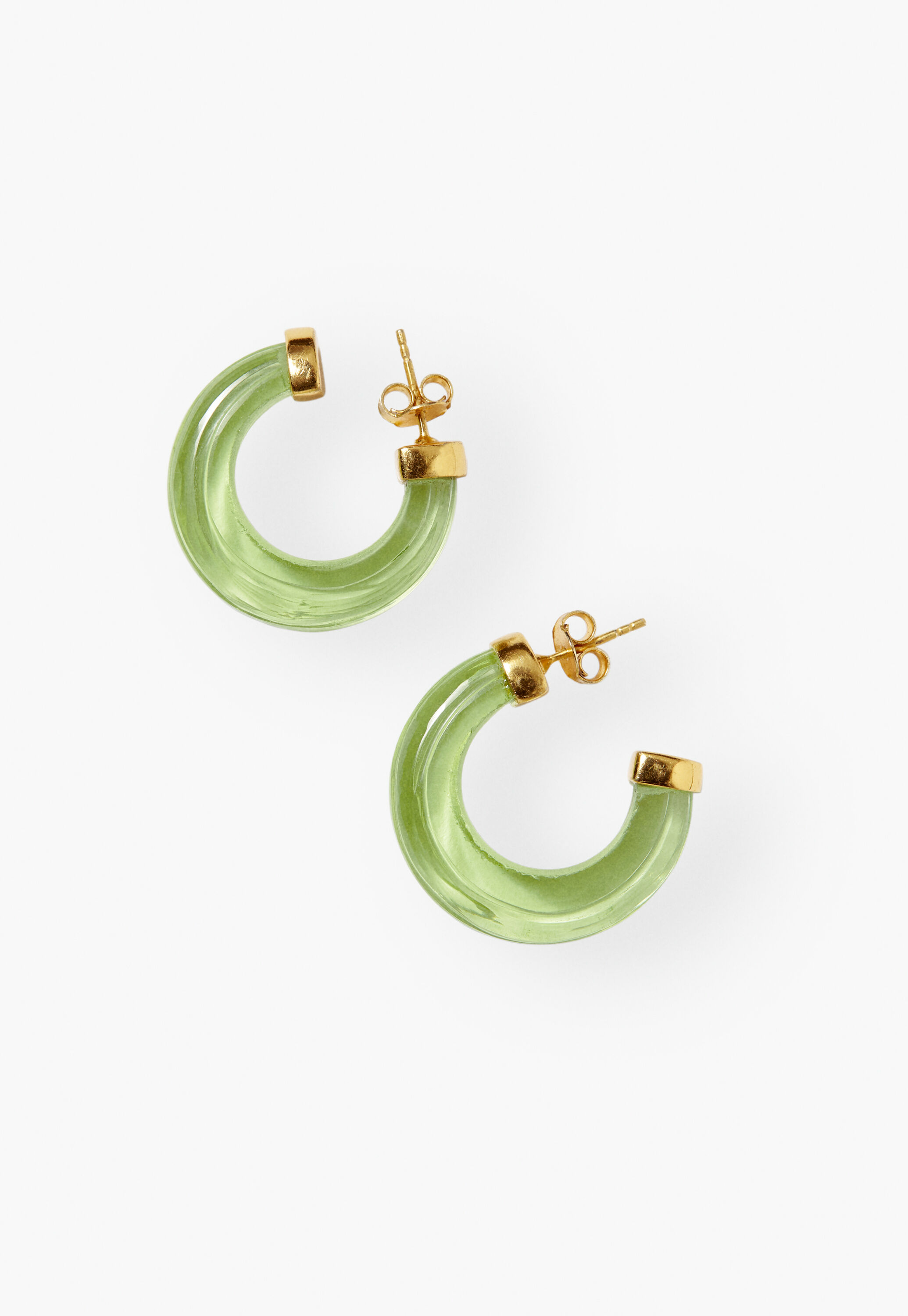 Glass earrings