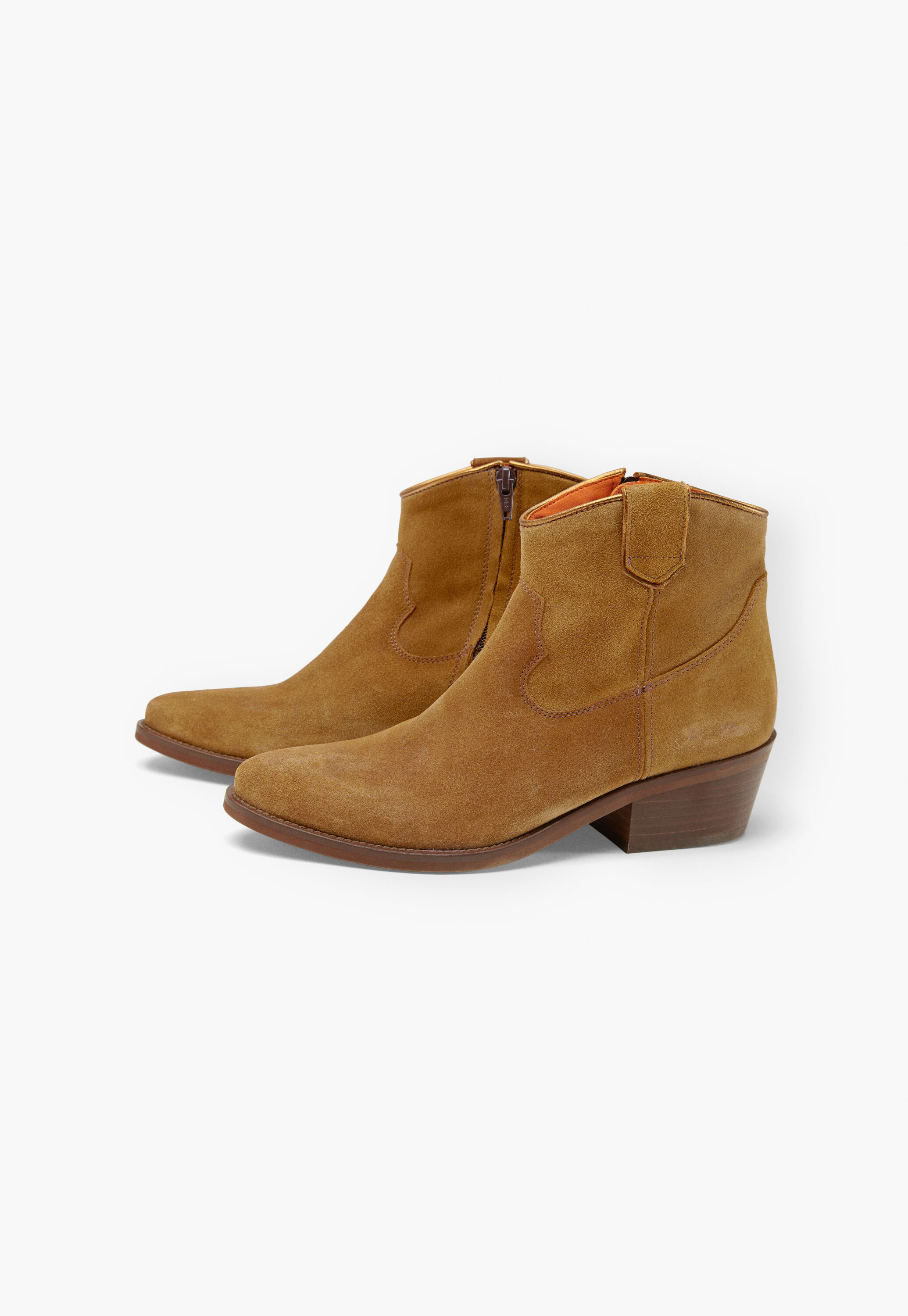 Suede ankle boots