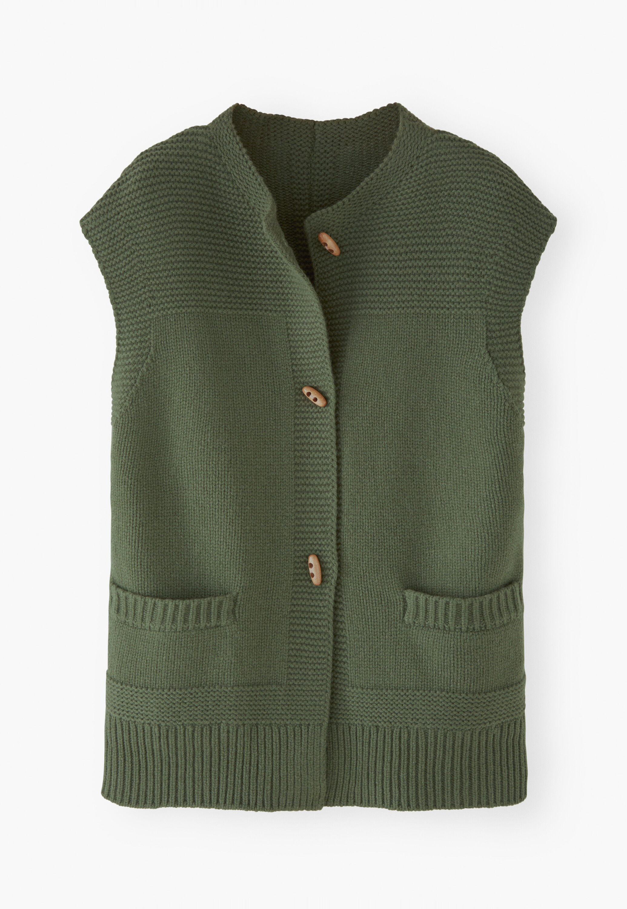 Knitted gilet