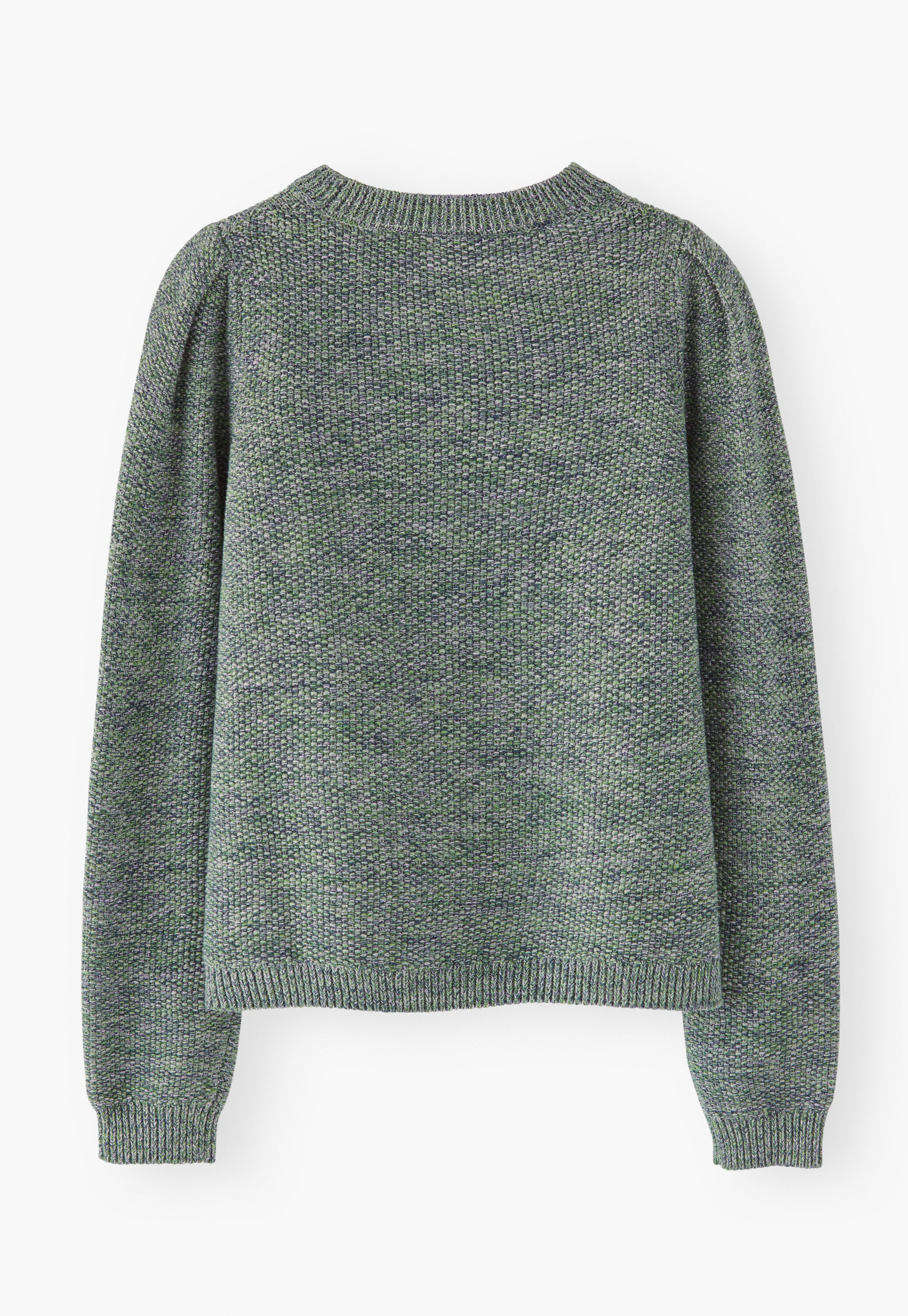 Moss-stitch sweater