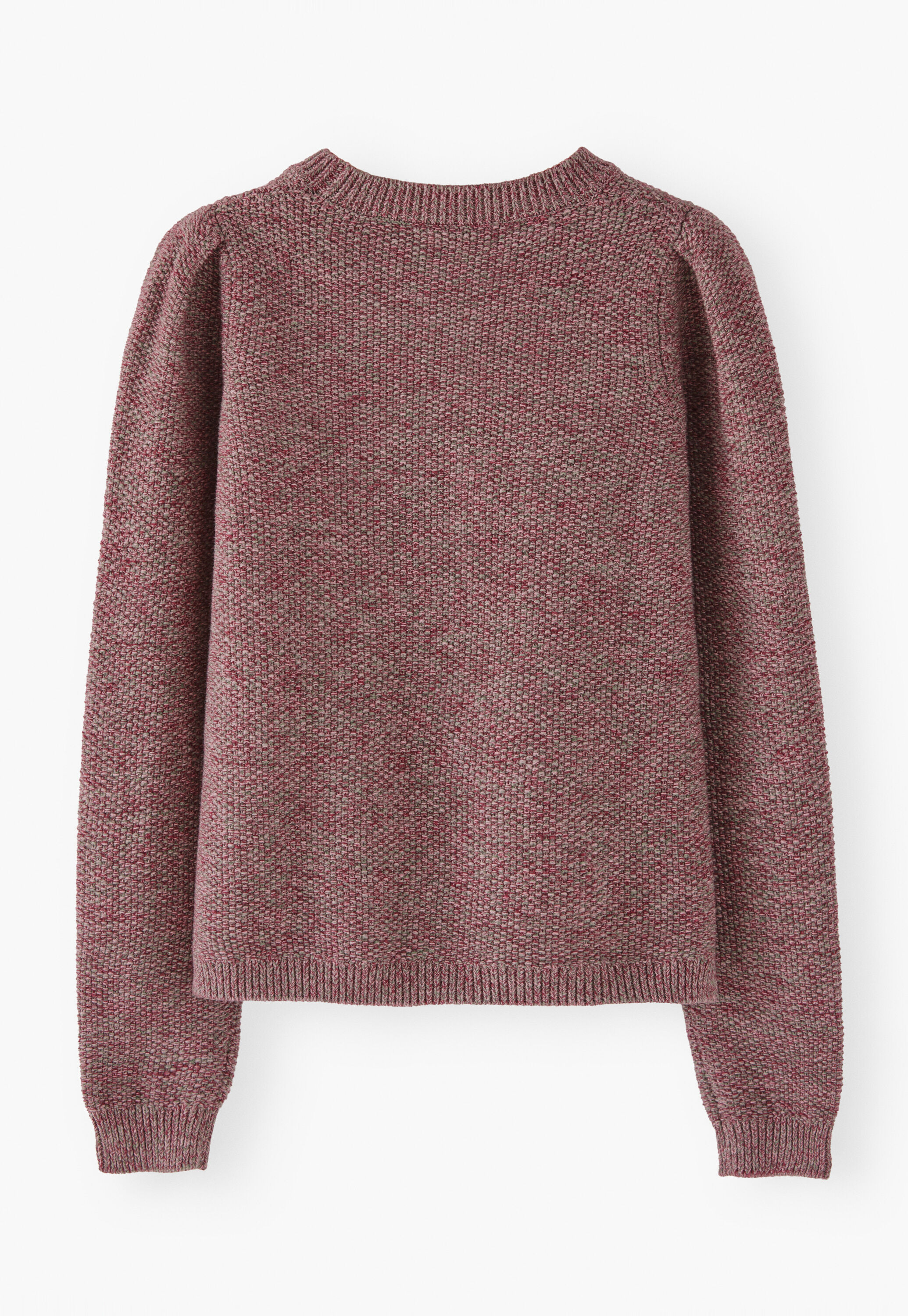 Moss-stitch sweater